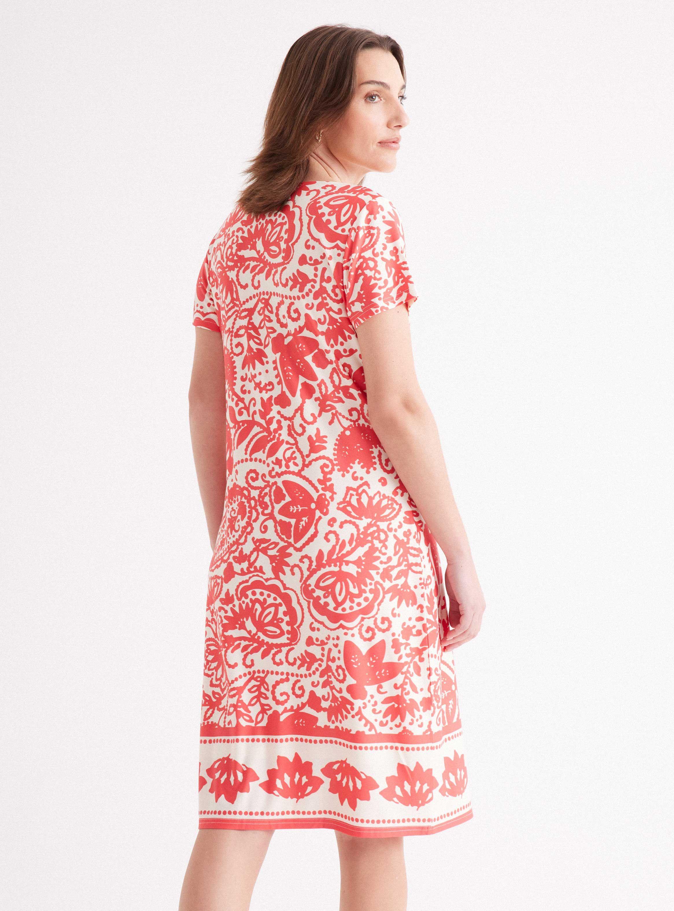 Vestido Jumper Estampado sin Mangas-1