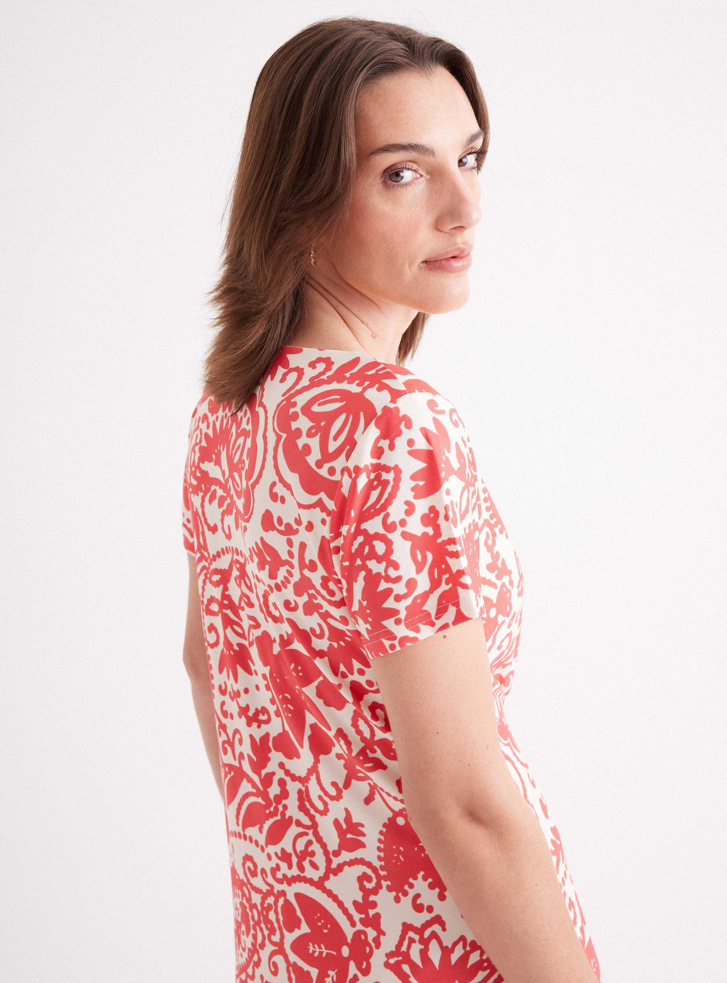 Vestido Jumper Estampado sin Mangas-3