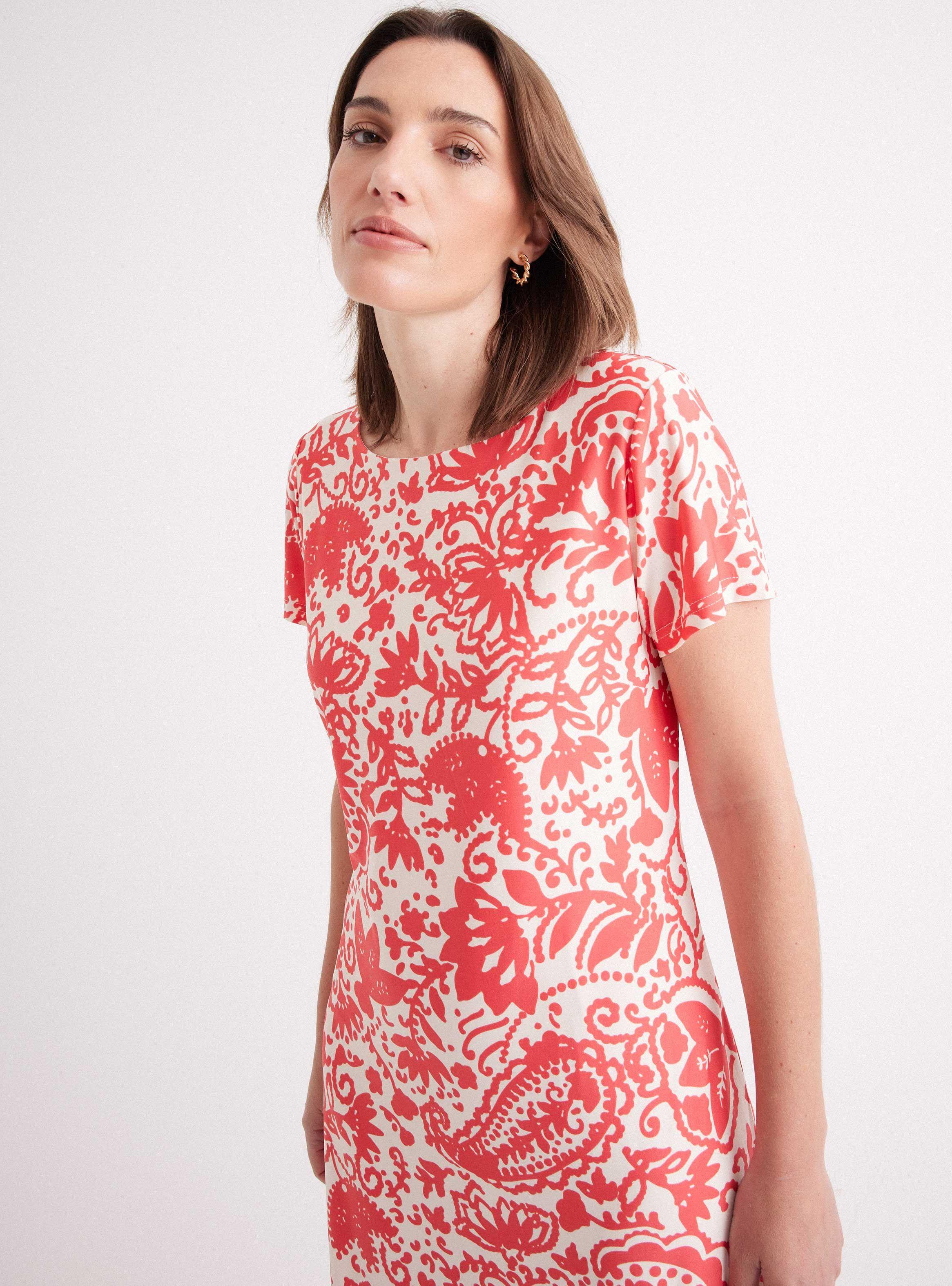 Vestido Jumper Estampado sin Mangas-2