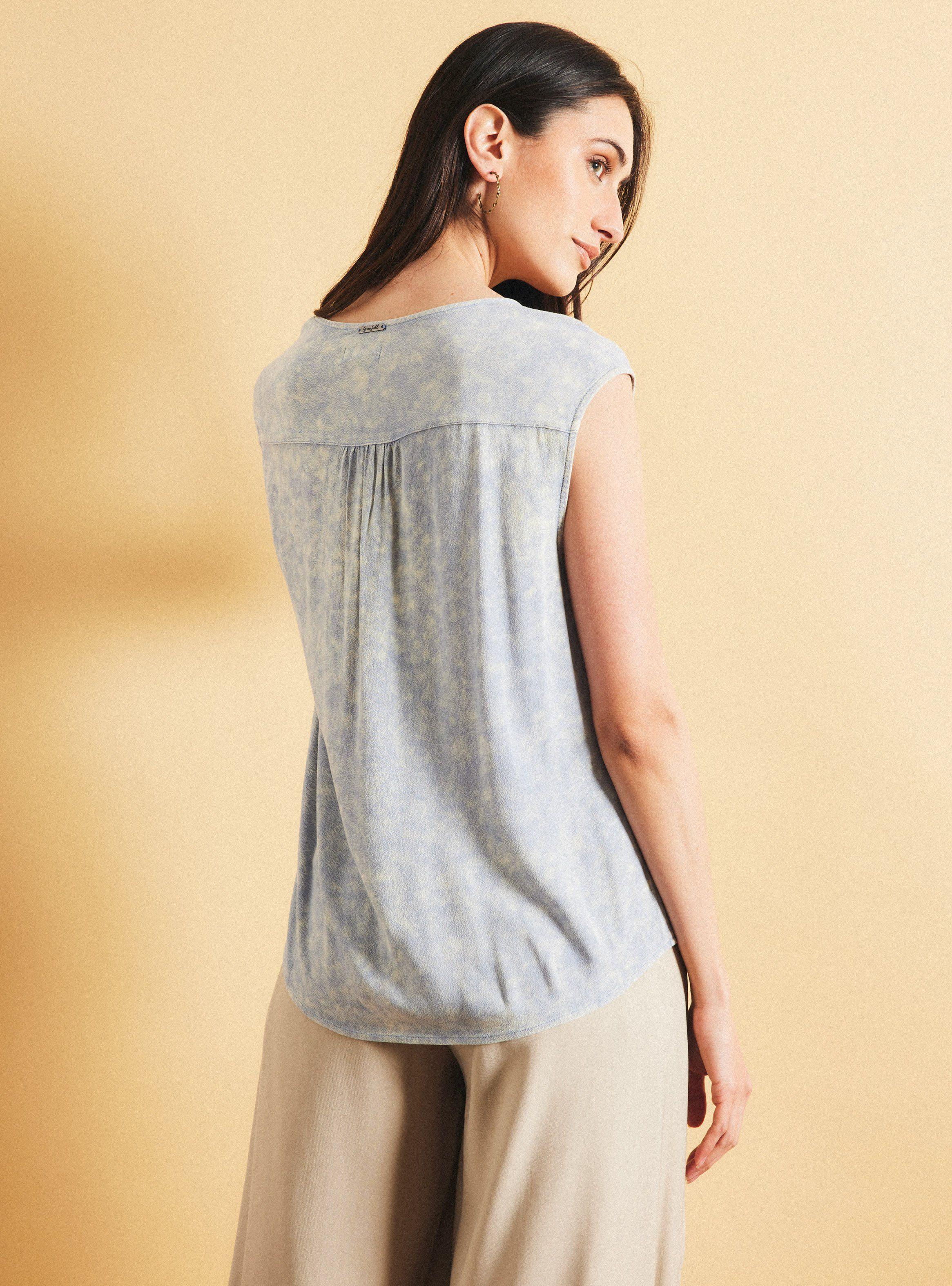 Blusa Aplicación en Hombros-1