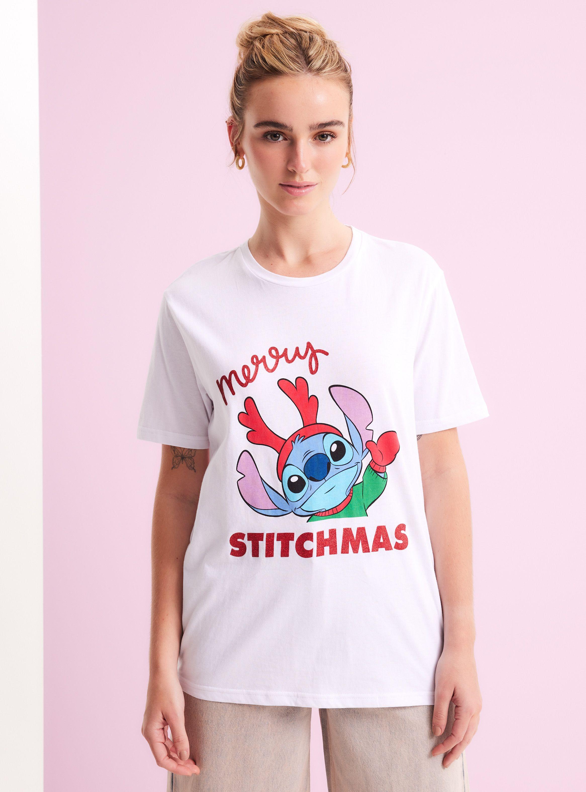 Polera Licencia Navidad Stitch-0
