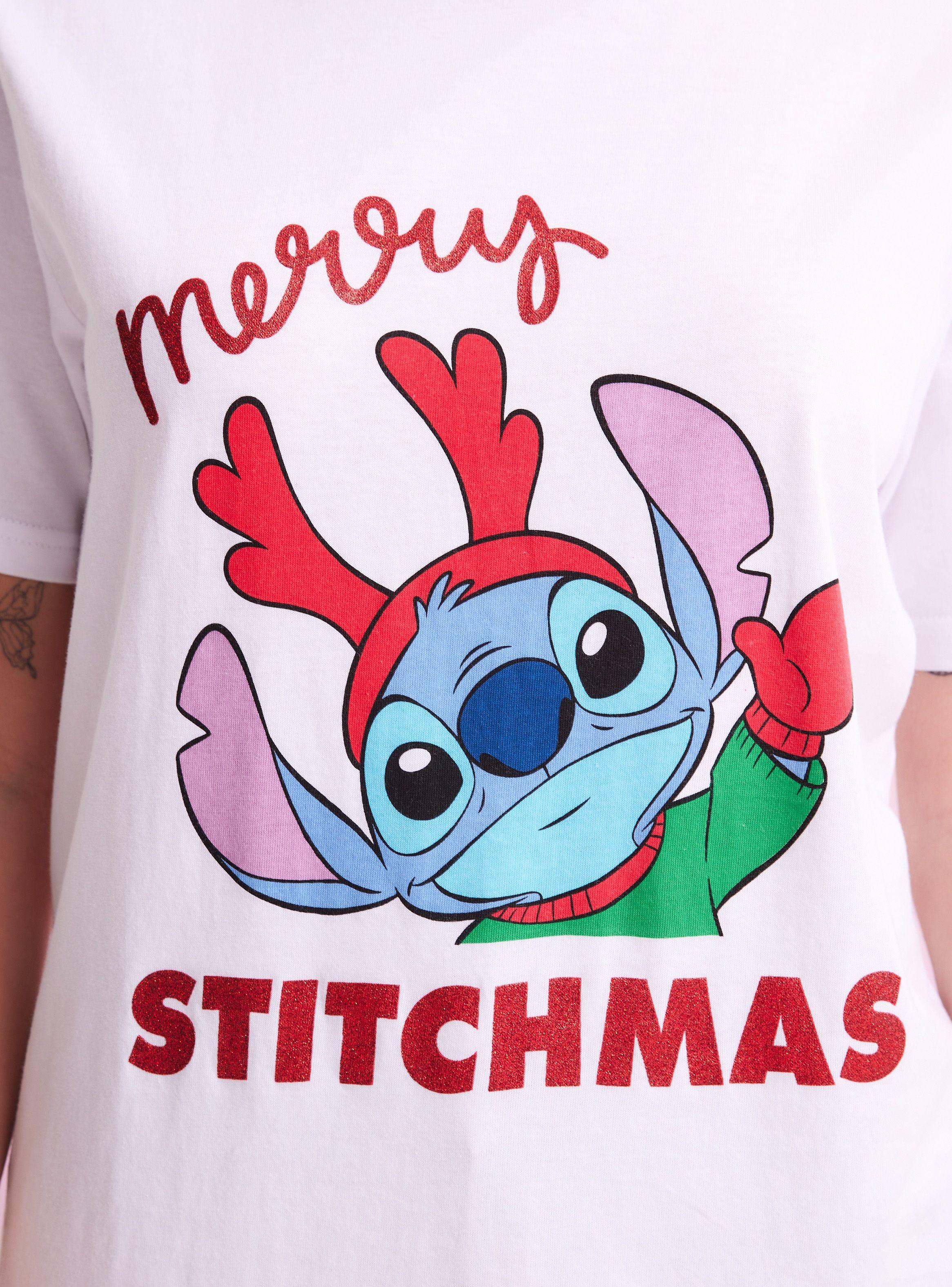 Polera Licencia Navidad Stitch-3