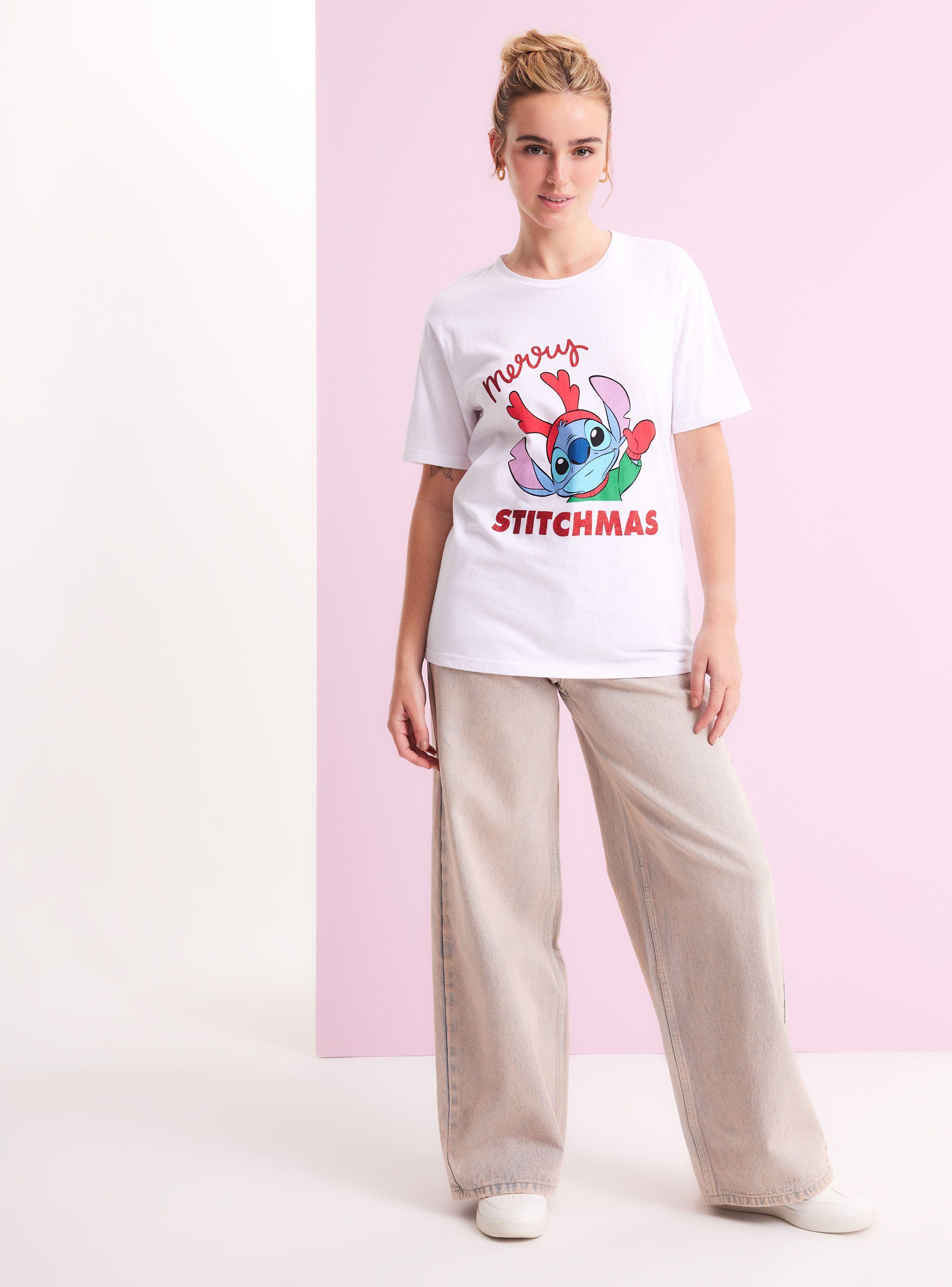 Polera Licencia Navidad Stitch-4