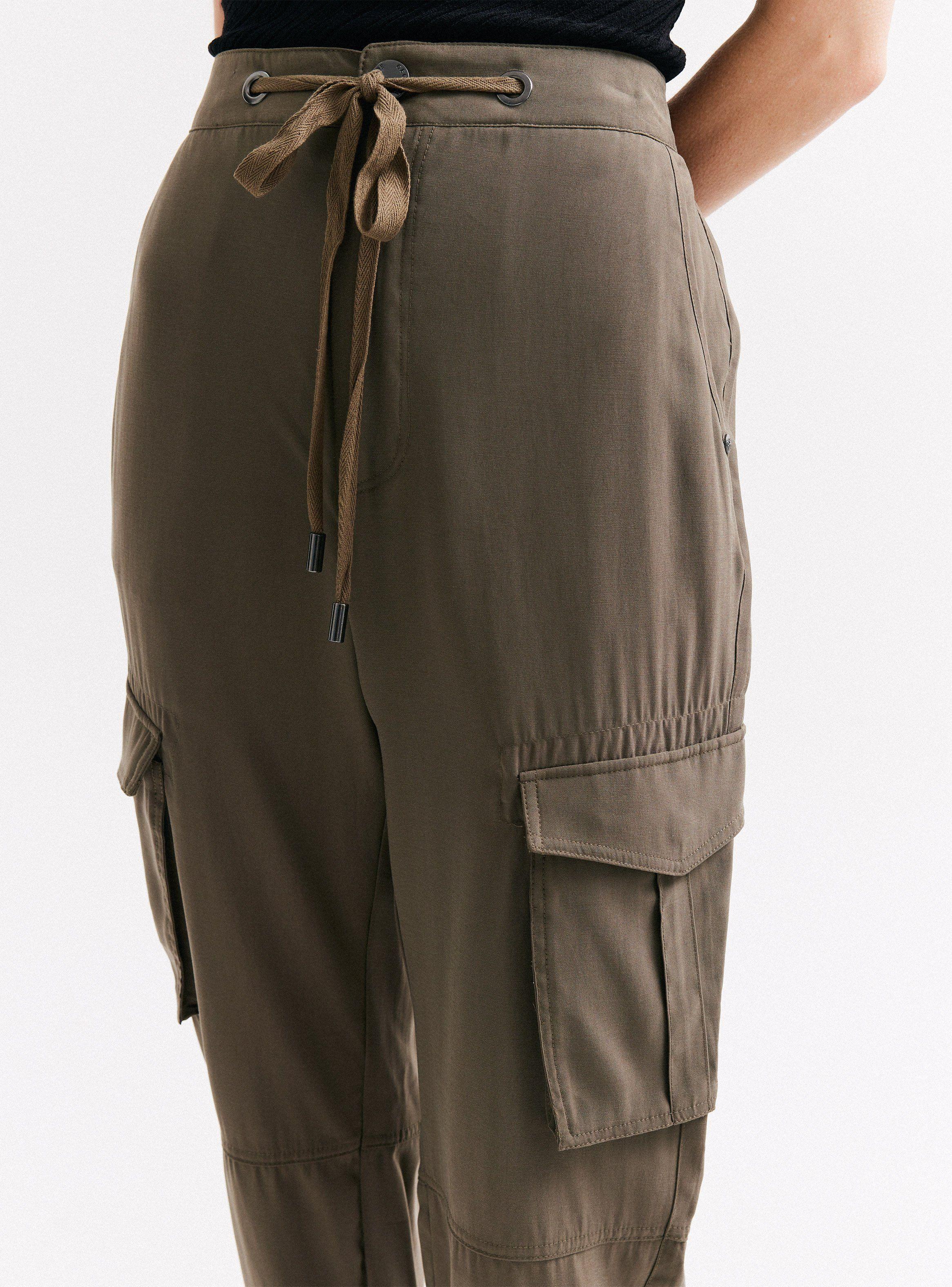 Pantalón Cargo Laterales Pretina Elasticada-2