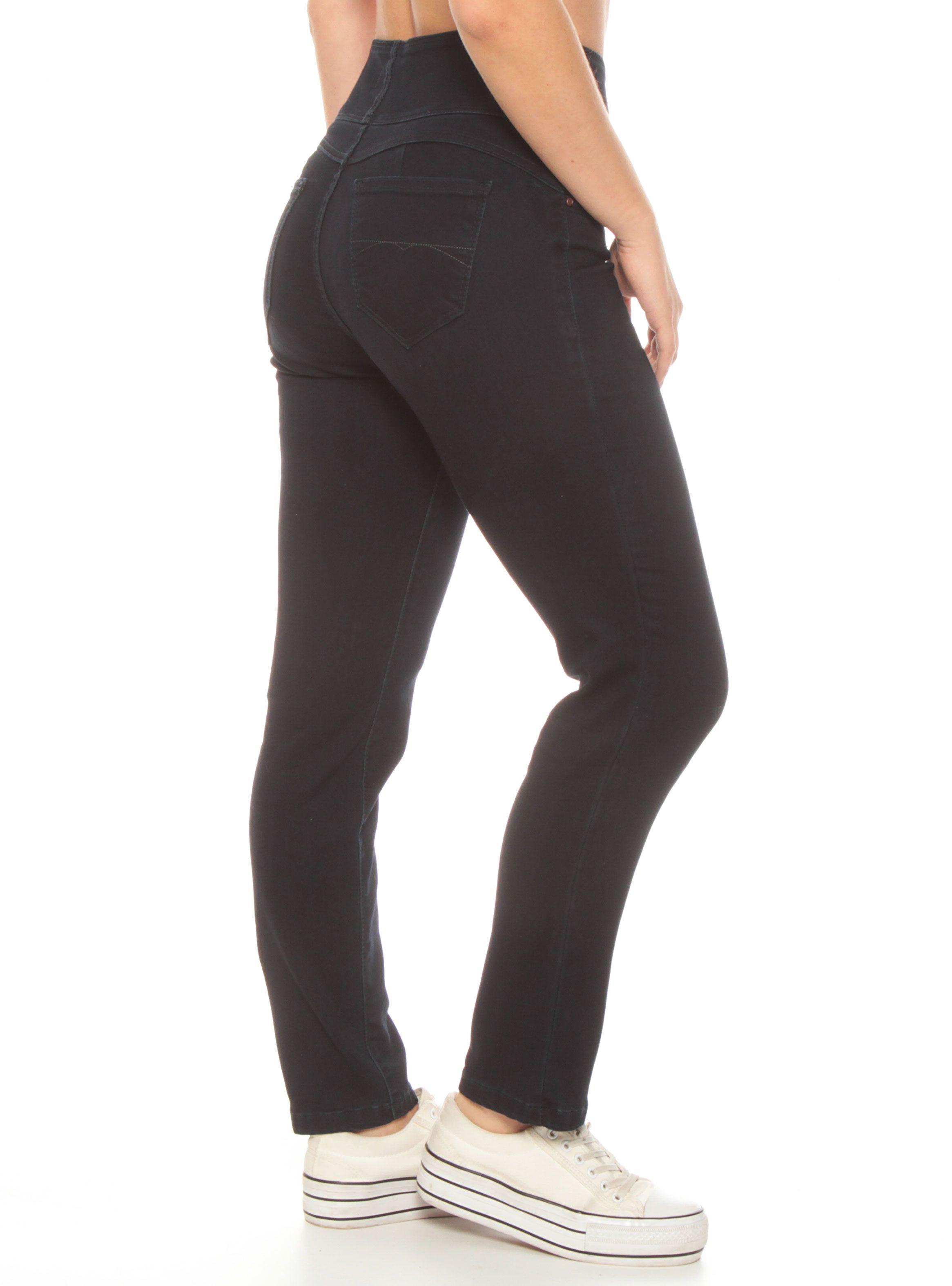 Jeans Escultural Pitillo Push Up Pretina Anatómica-1
