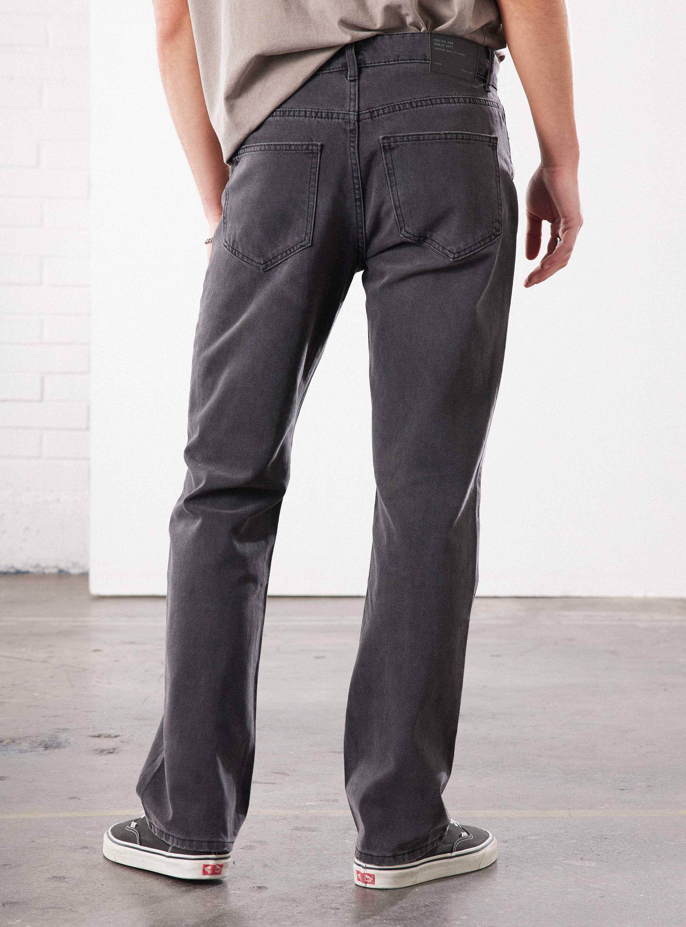 Jeans Recto Gris-1