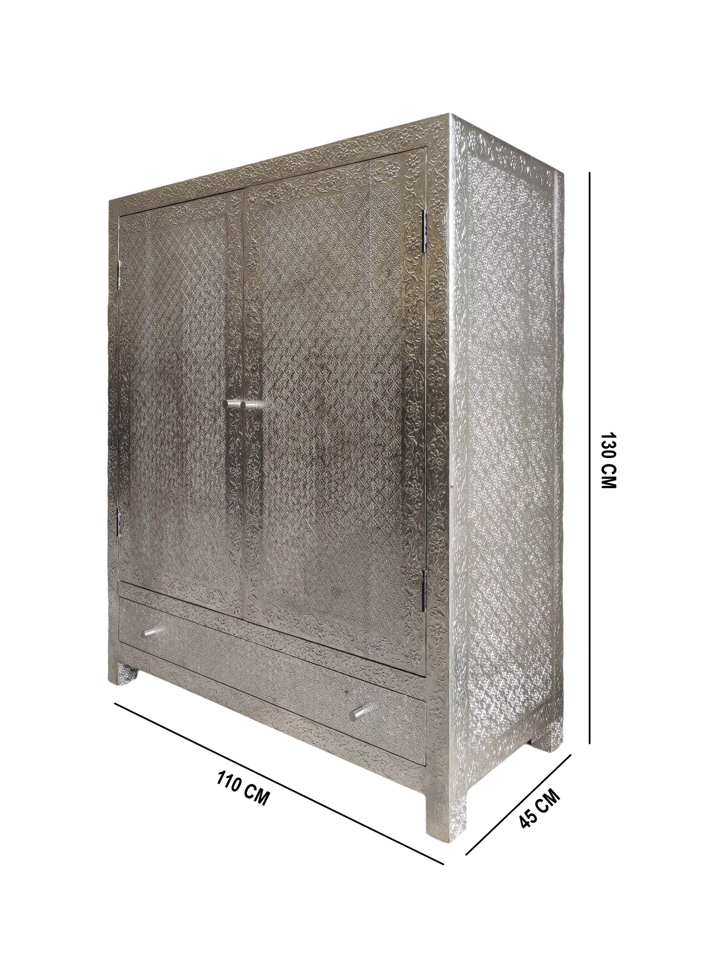 Vitrina Metal Tallado 2P-2
