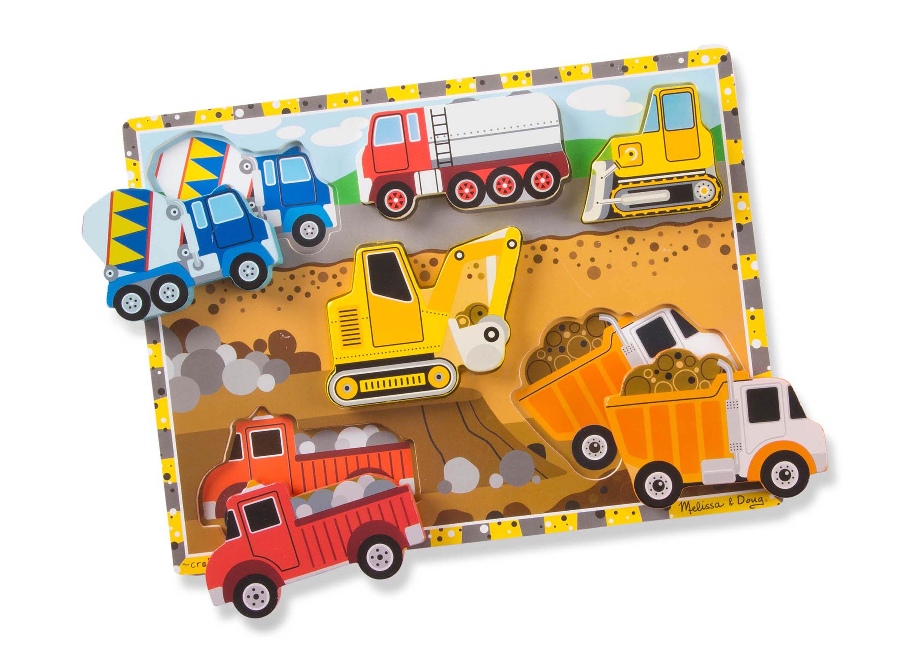 Melissa & Doug Puzzle encaje - Construcción Caramba-0