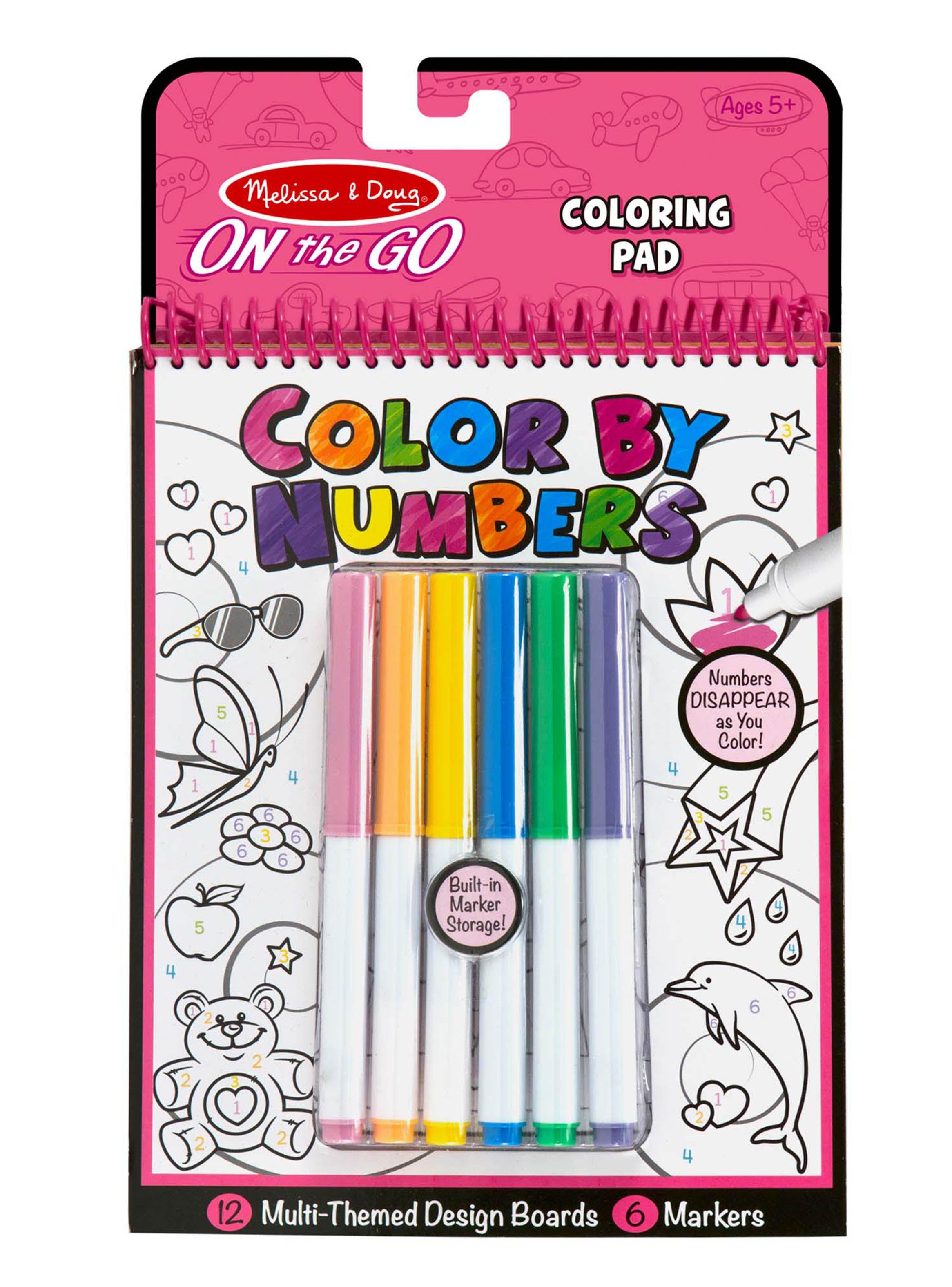 Melissa Caramba And Doug Color By Numbers Pink-0