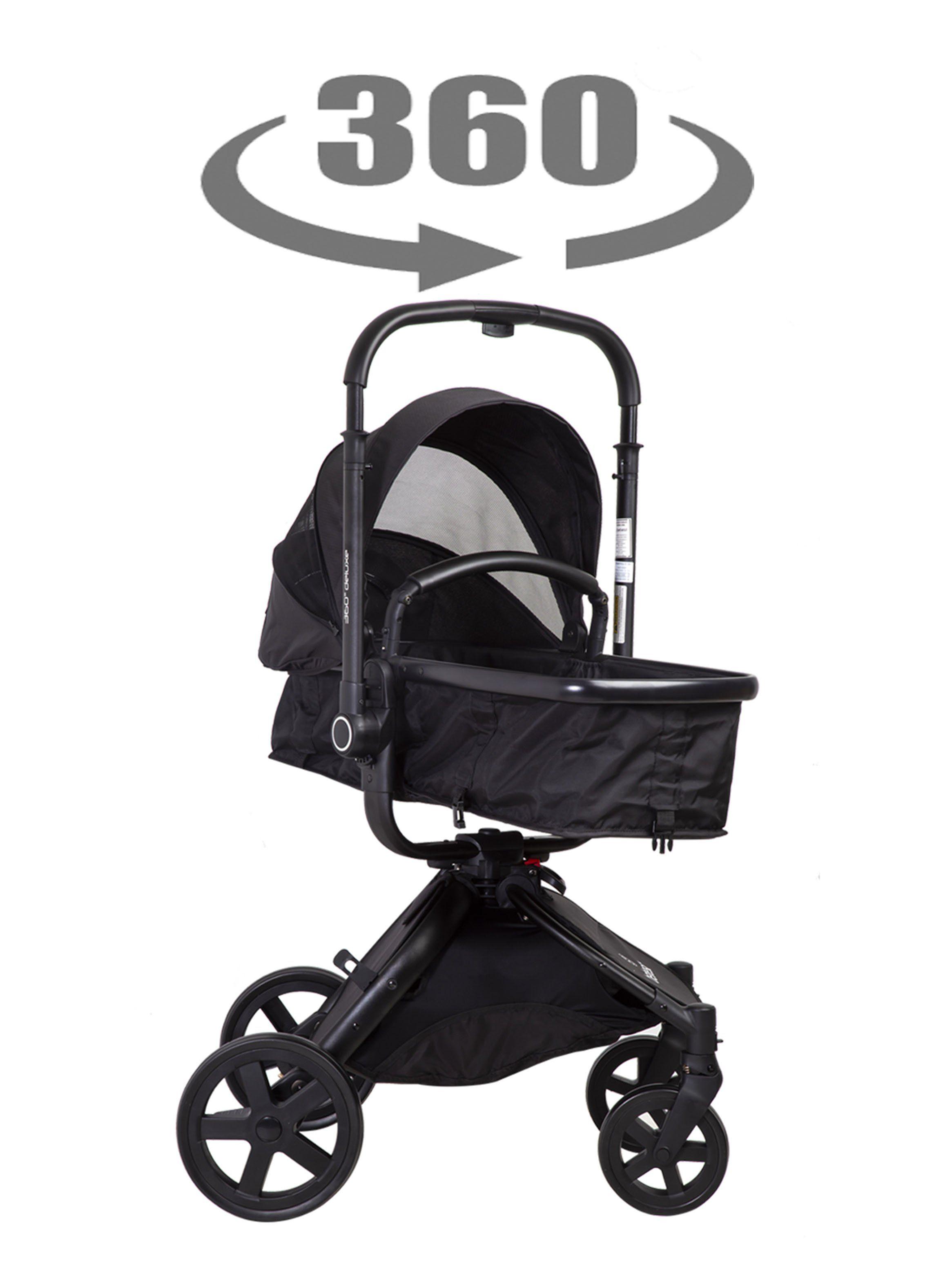Coche Travel System Deluxe 360° Sx Negro Bebesit-4
