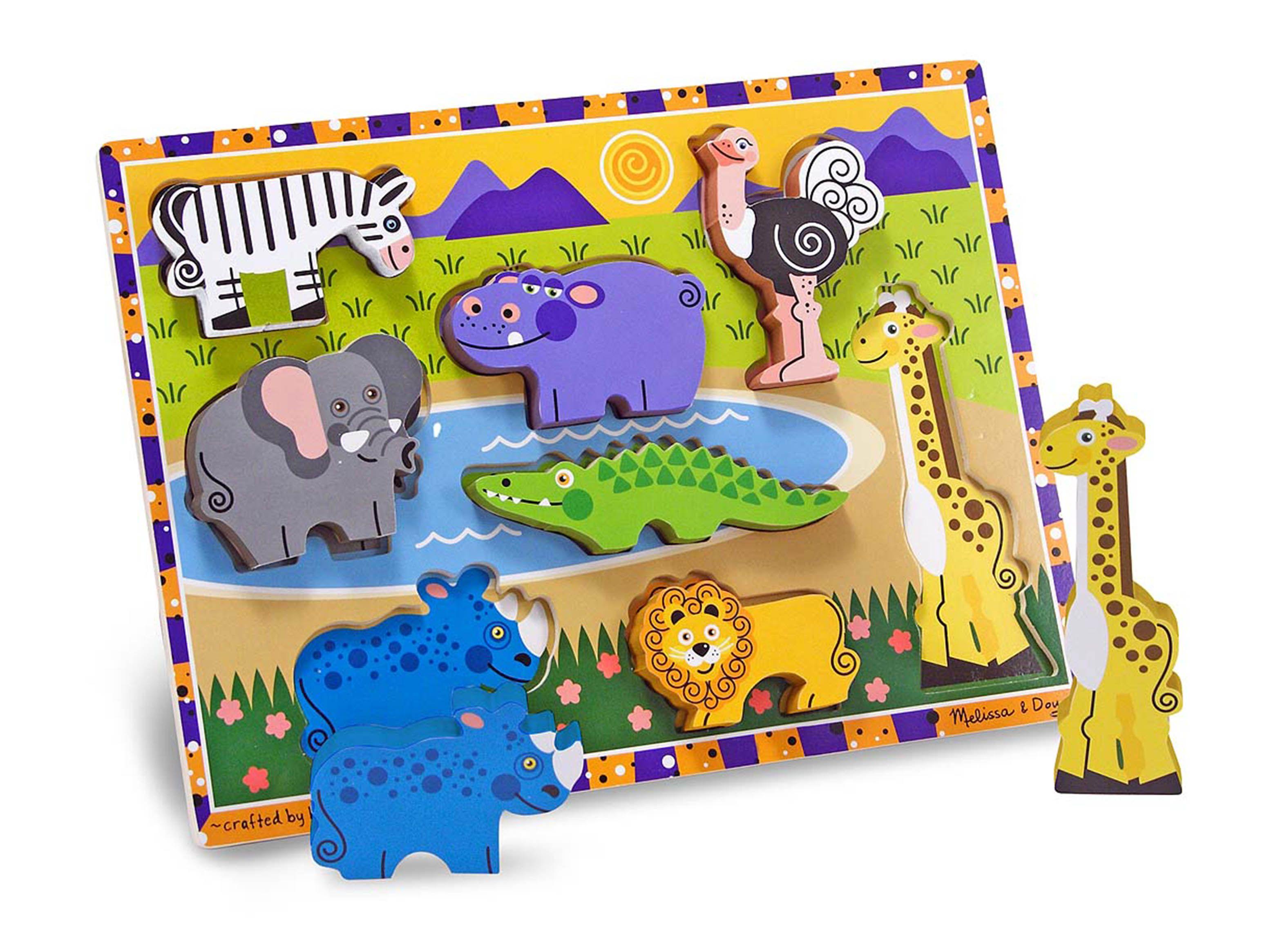 Melissa & Doug Puzzle Encaje Jungla Caramba-0