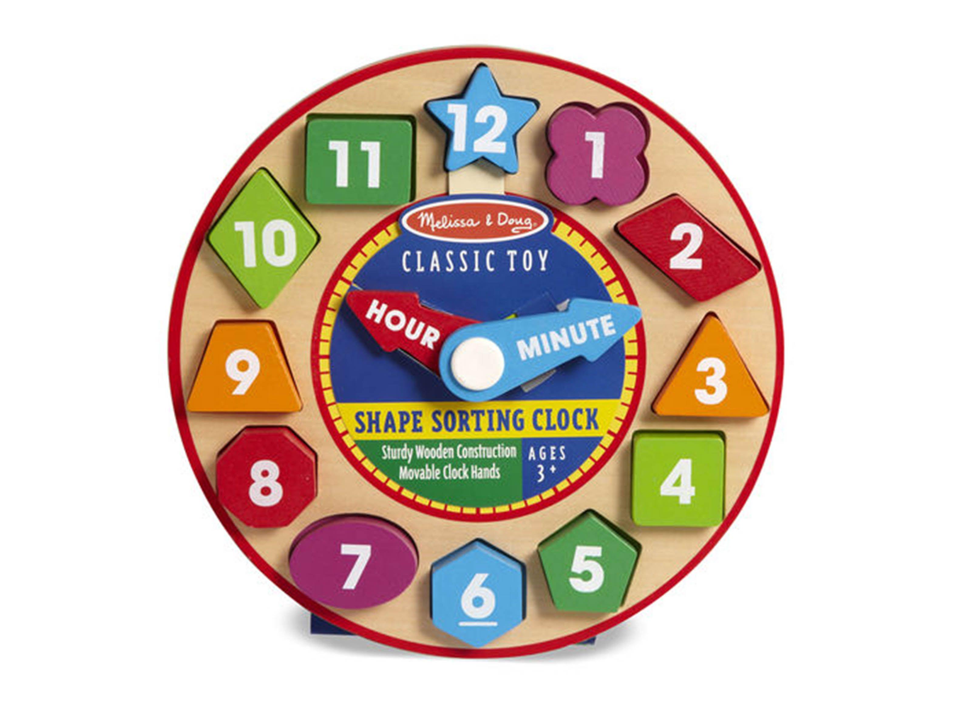 Melissa & Doug Reloj Formas y Colores Caramba-0