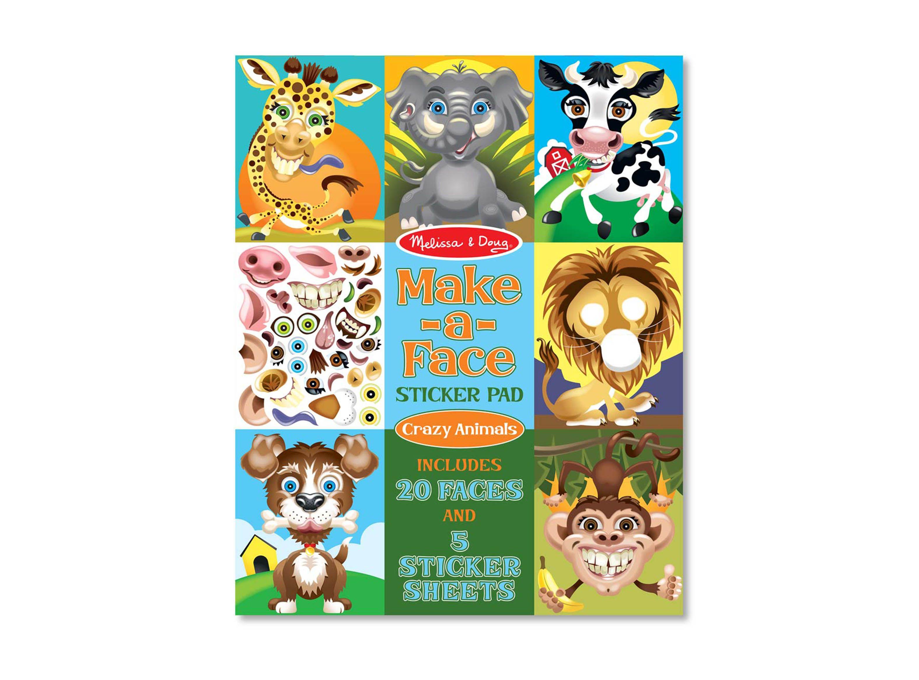 Melissa Caramba & Doug Stickers Rostros de Animales-0