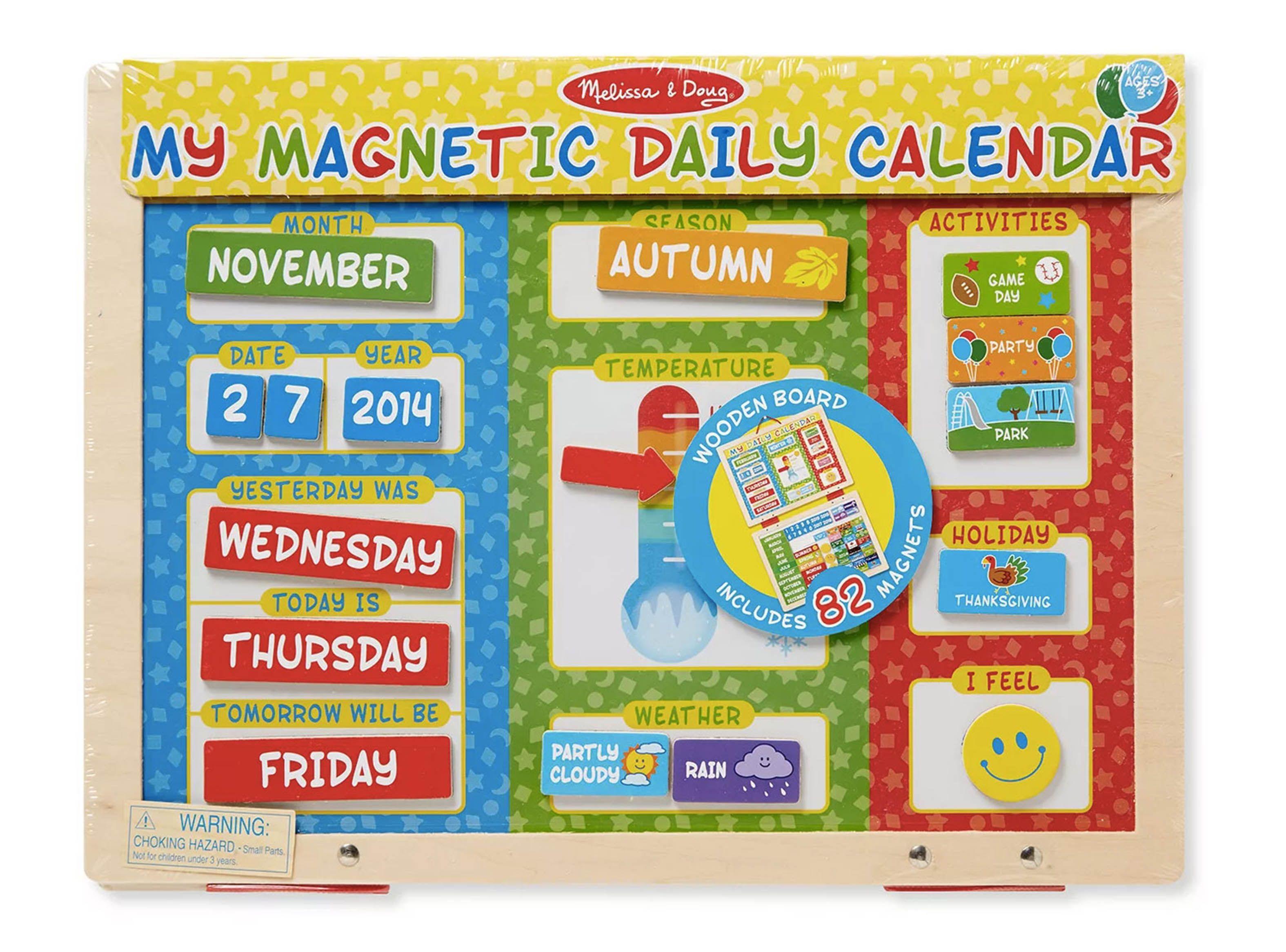 Melissa & Doug Calendario Diario Magnético Caramba-0