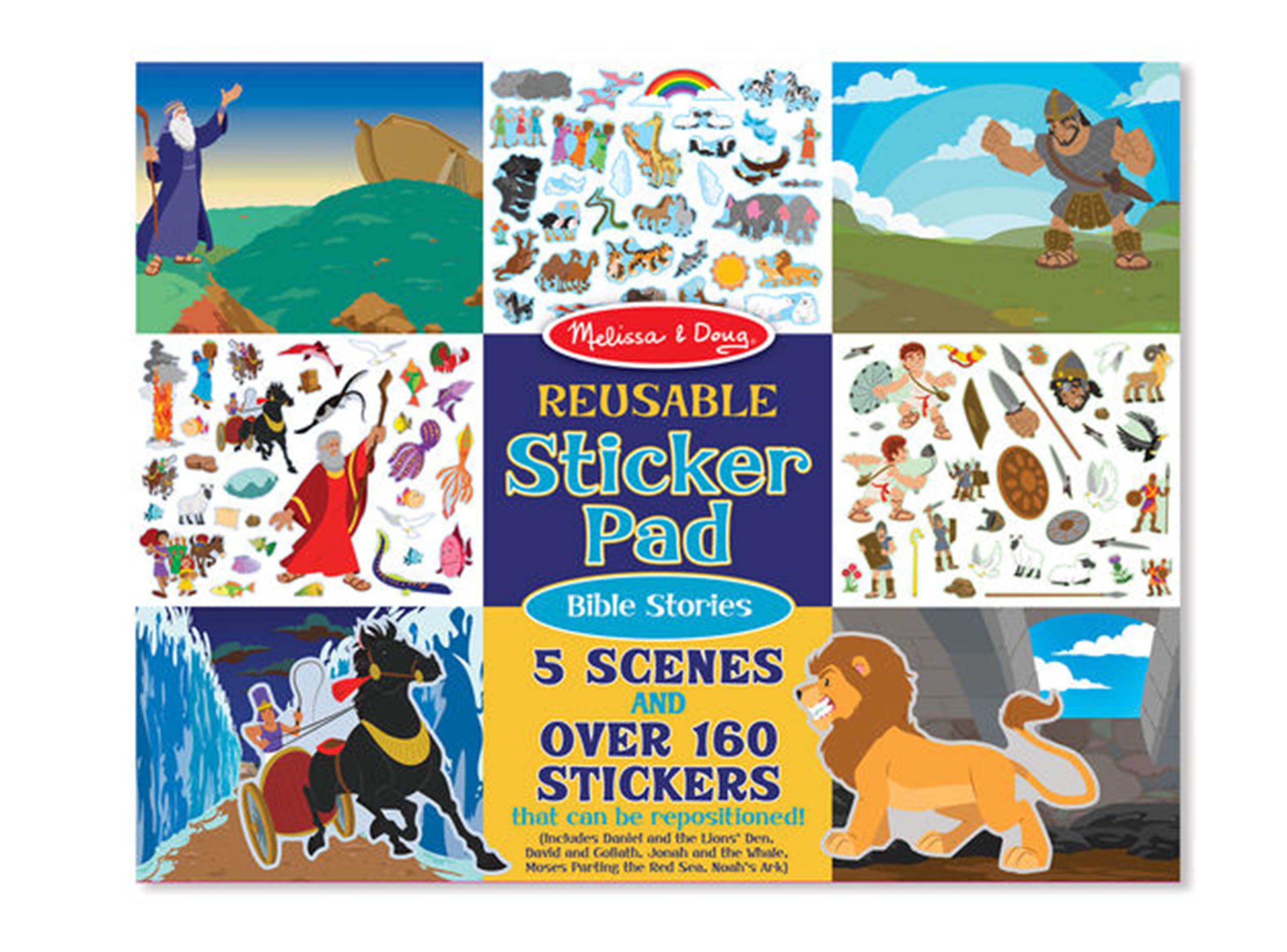 Stickers Caramba Reusable Sticker Pad Bible Stories-0