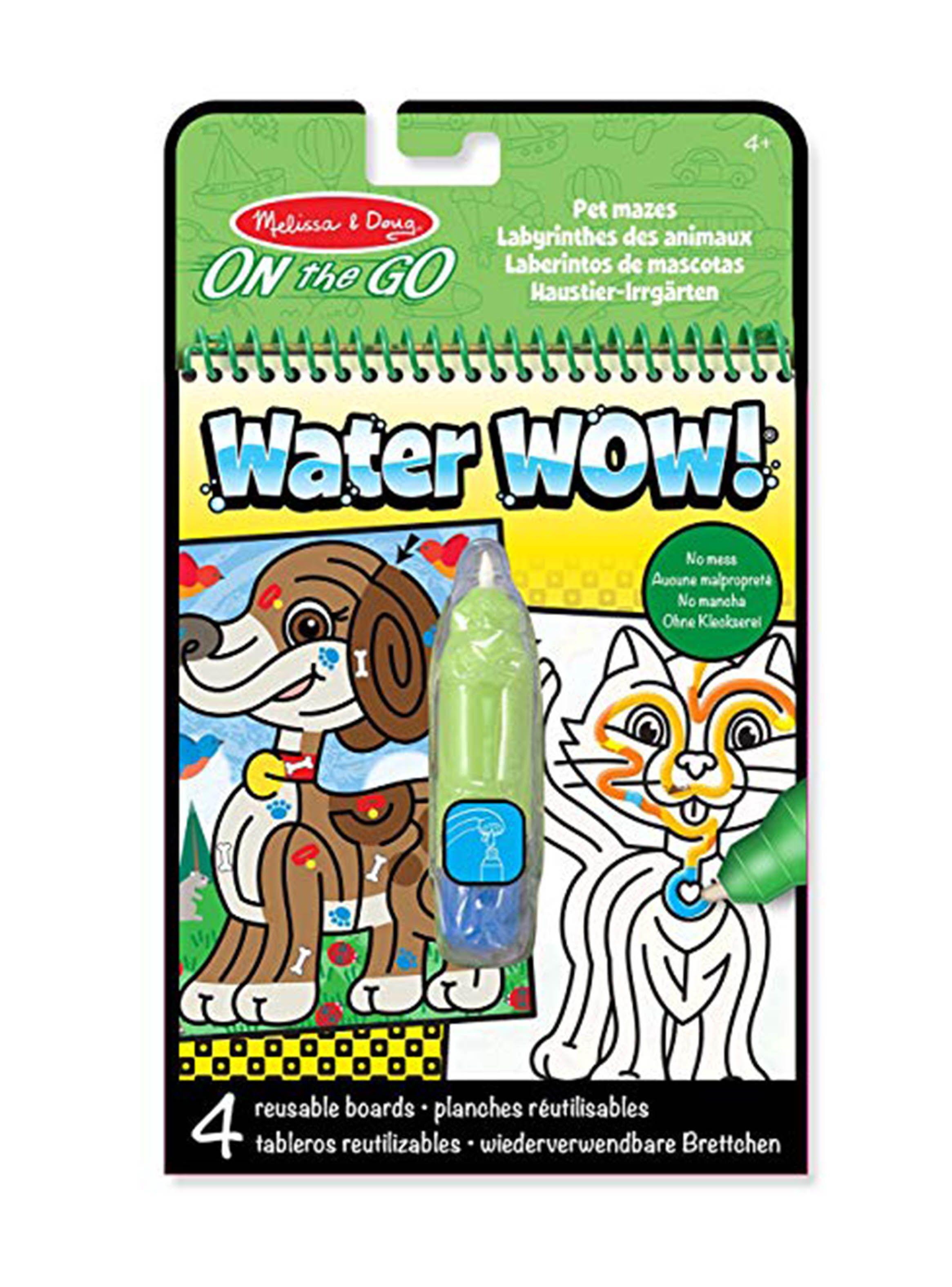 Melissa Caramba & Doug Water Wow Laberintos de Animales-0