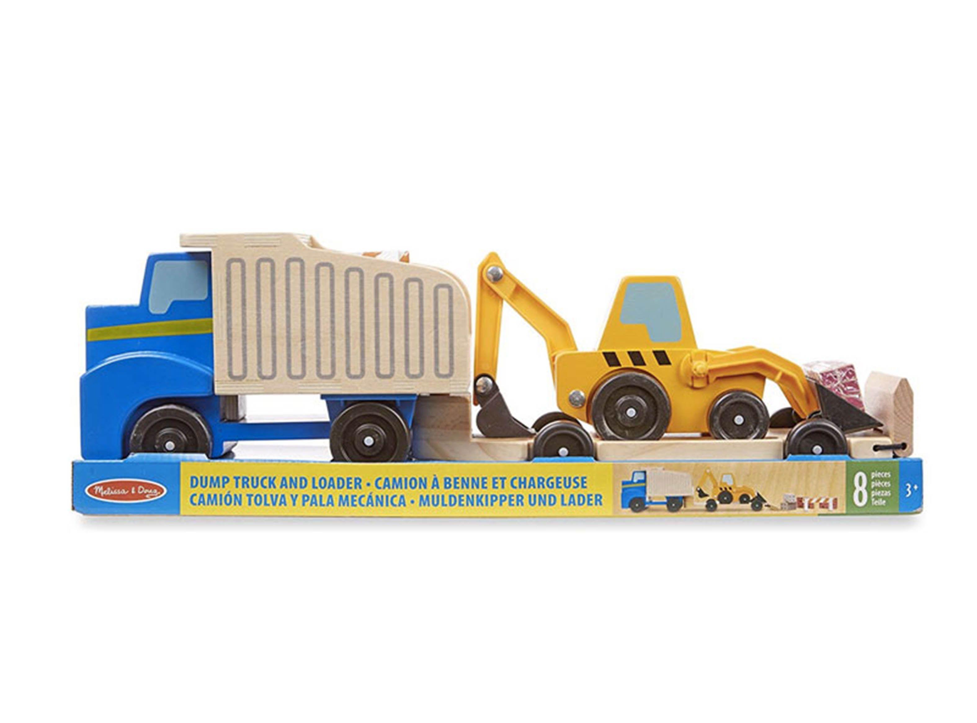 Melissa & Doug Camión de Carga y Retroexcavadora Caramba-0