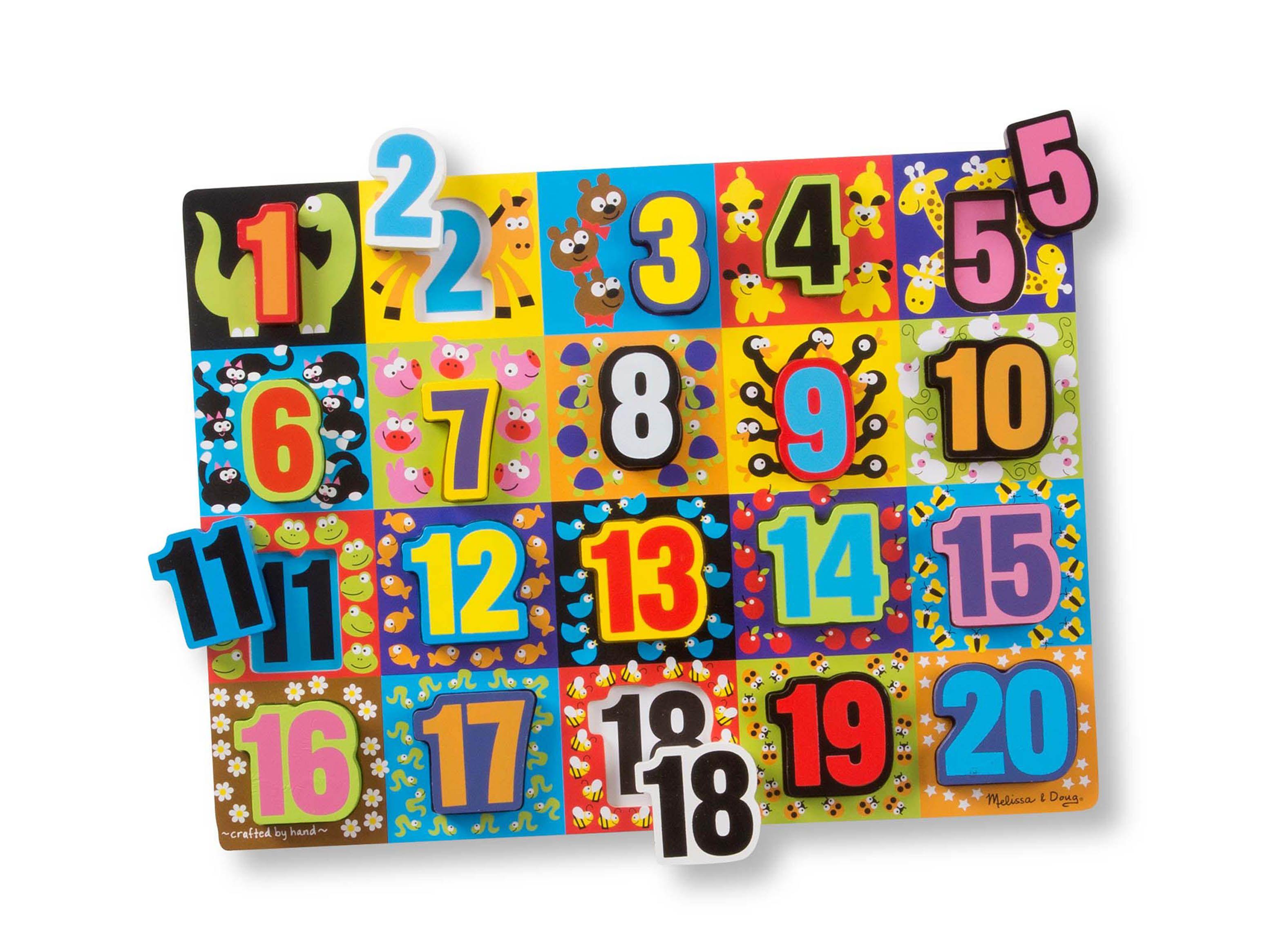 Melissa & Doug Puzzle Encaje Números Caramba-0