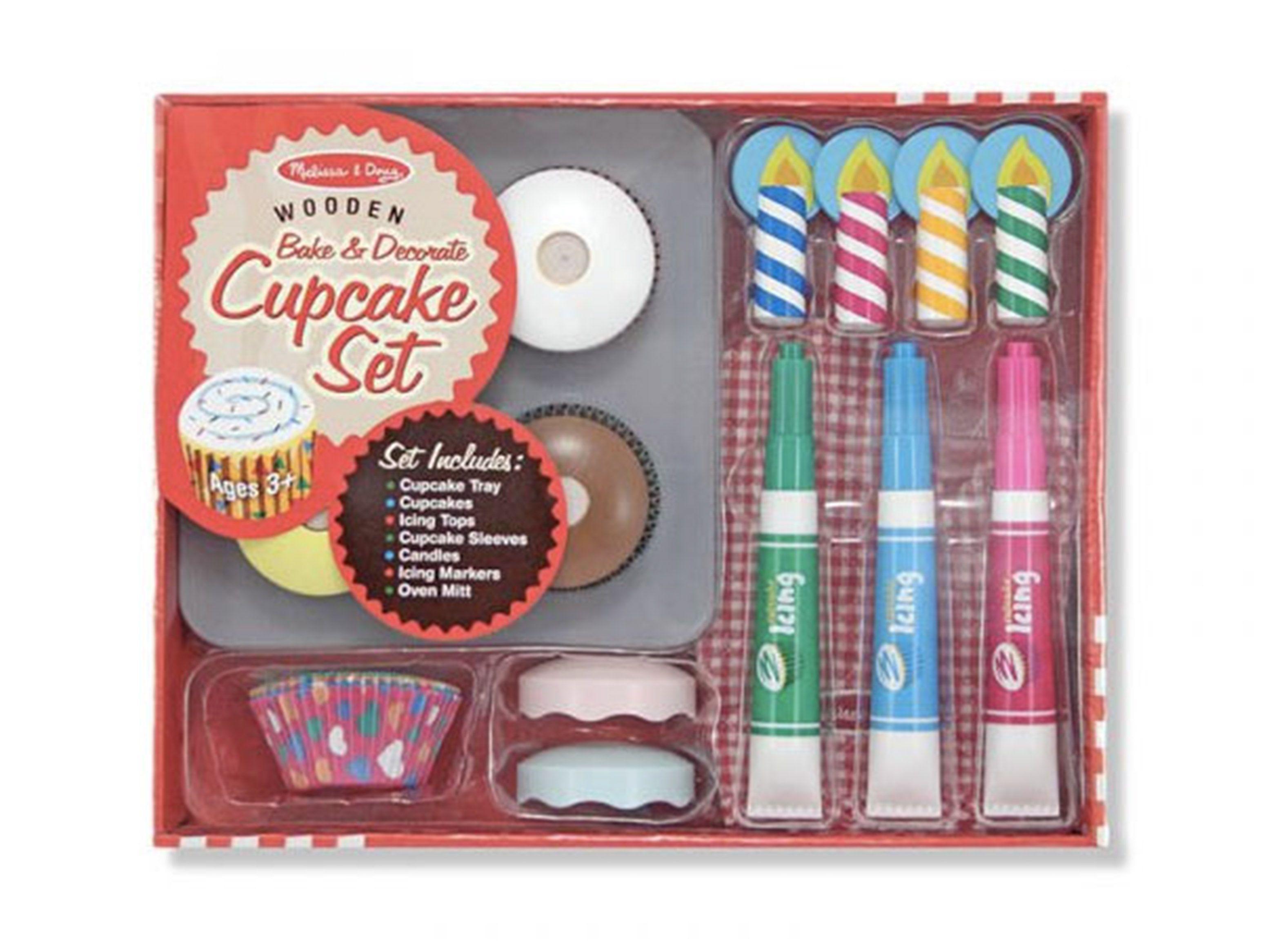 Melissa & Doug Set Cupcakes de Madera Caramba-0