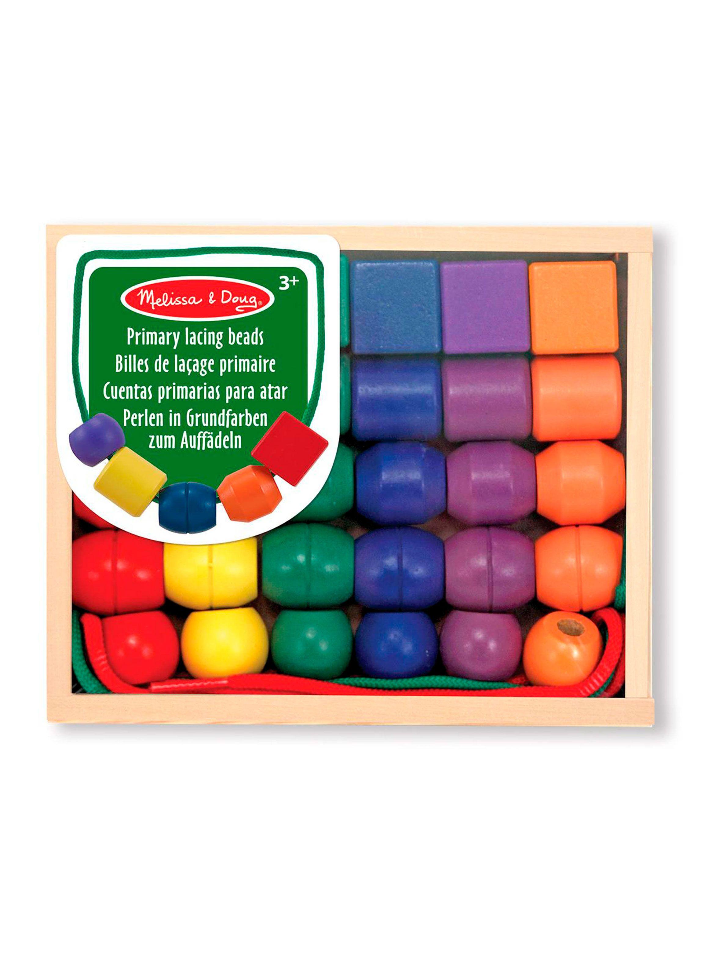 Melissa & Doug Set Cuentas de Madera Colores Caramba-0