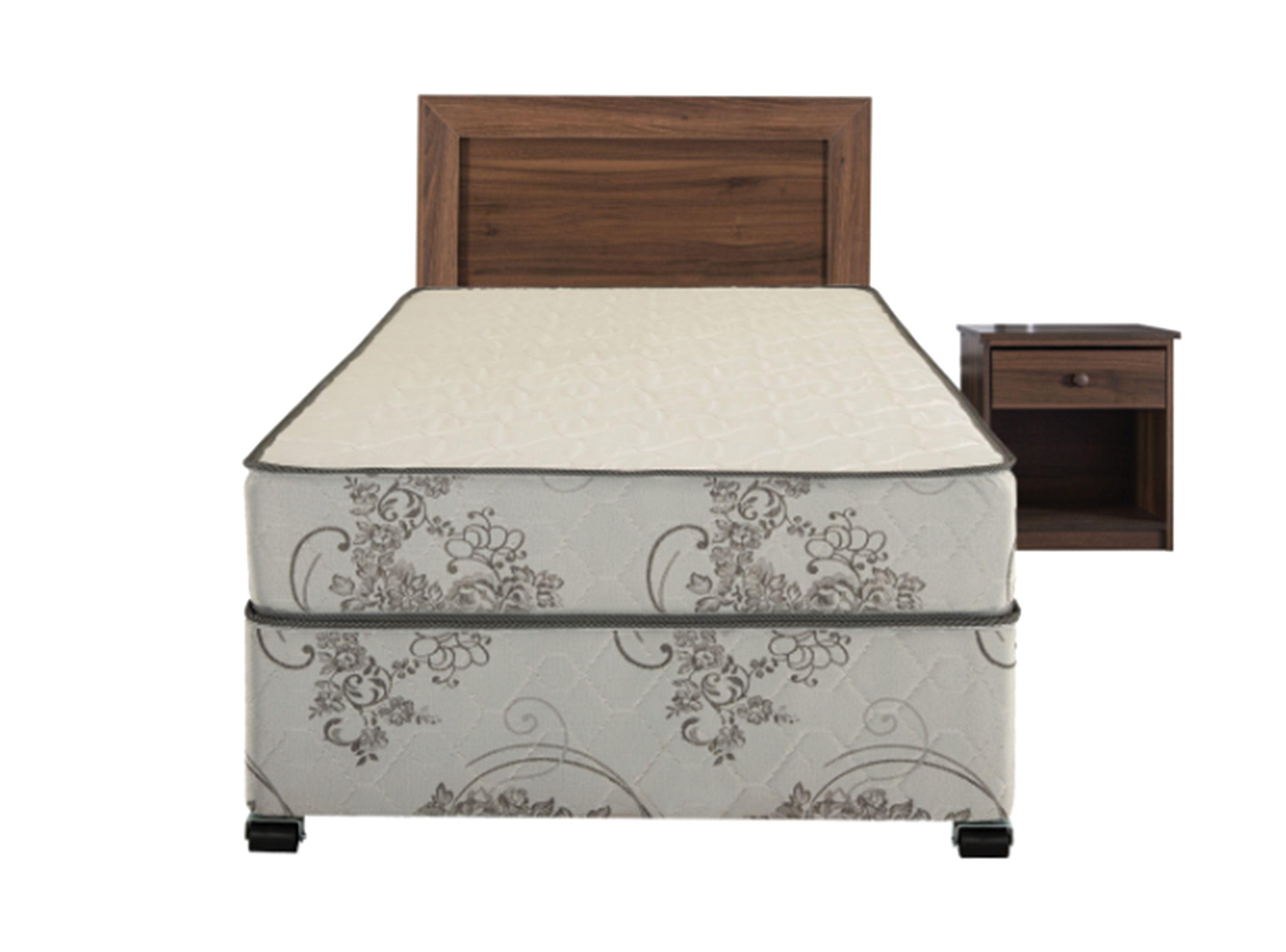 Cama Americana Spring VI 1 Plaza + Set Muebles Asturias-0