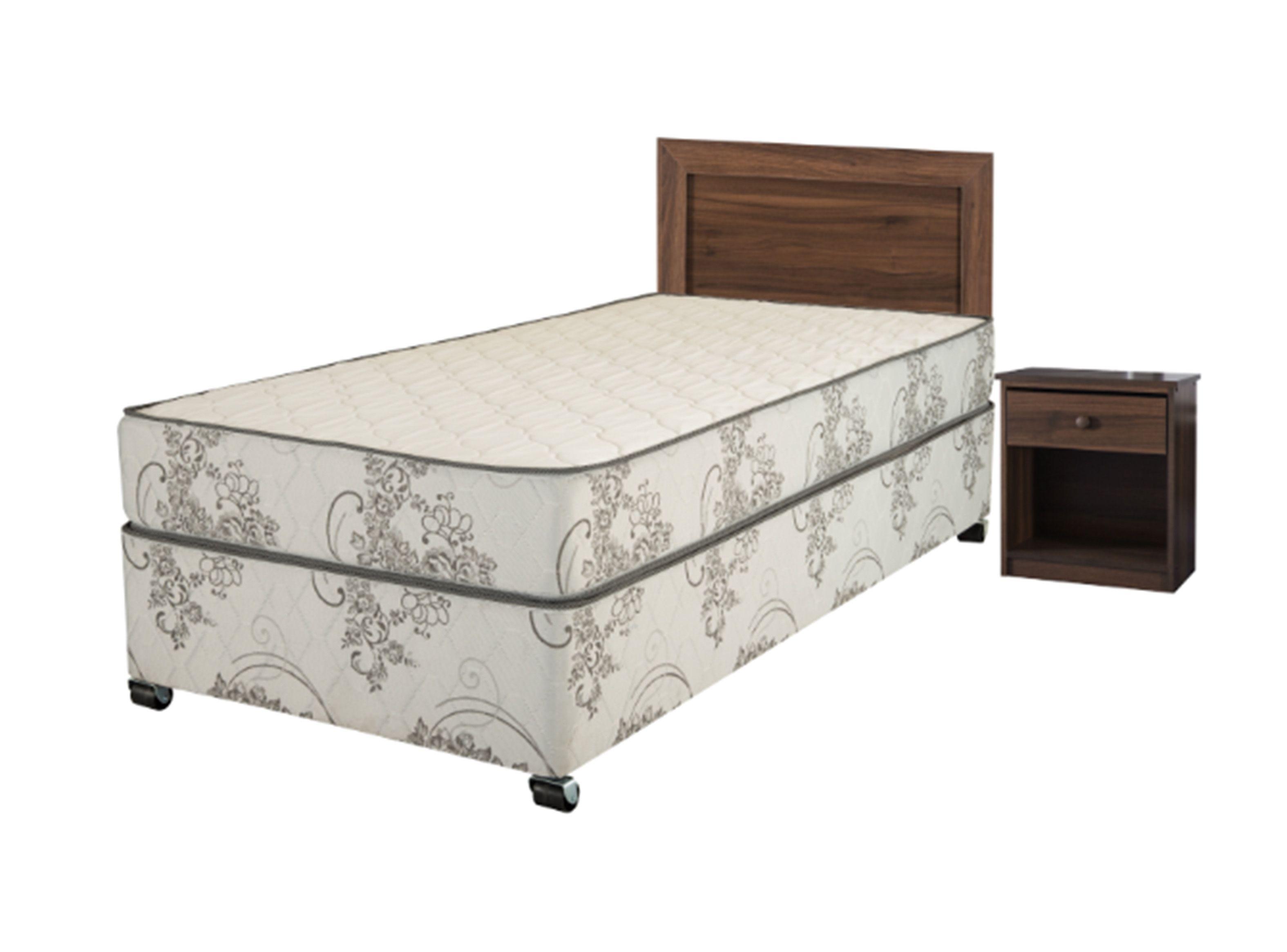 Cama Americana Spring VI 1 Plaza + Set Muebles Asturias-2