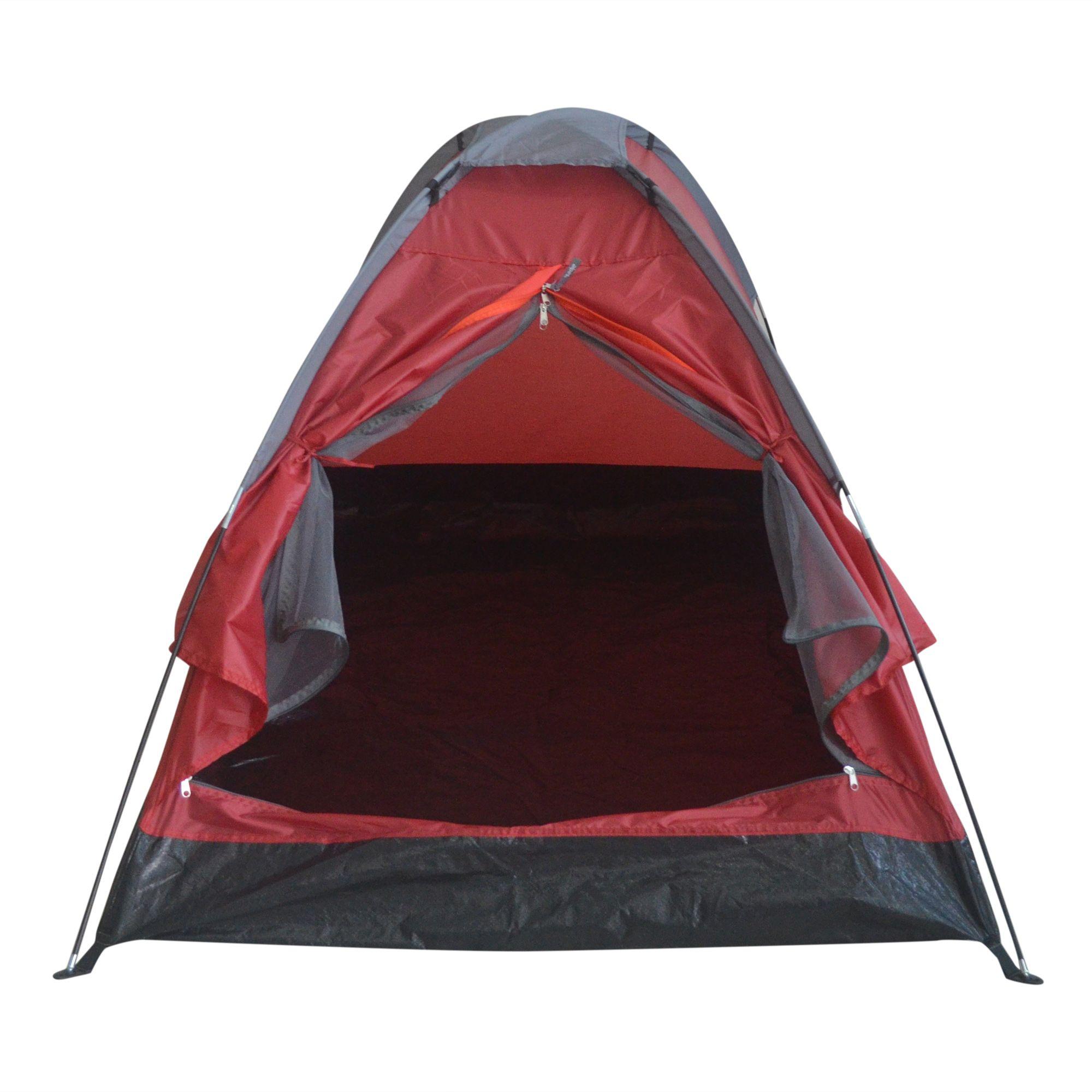 Carpa 2P Dome Galapagos 200 x 120 x 95 cm Rojo-2