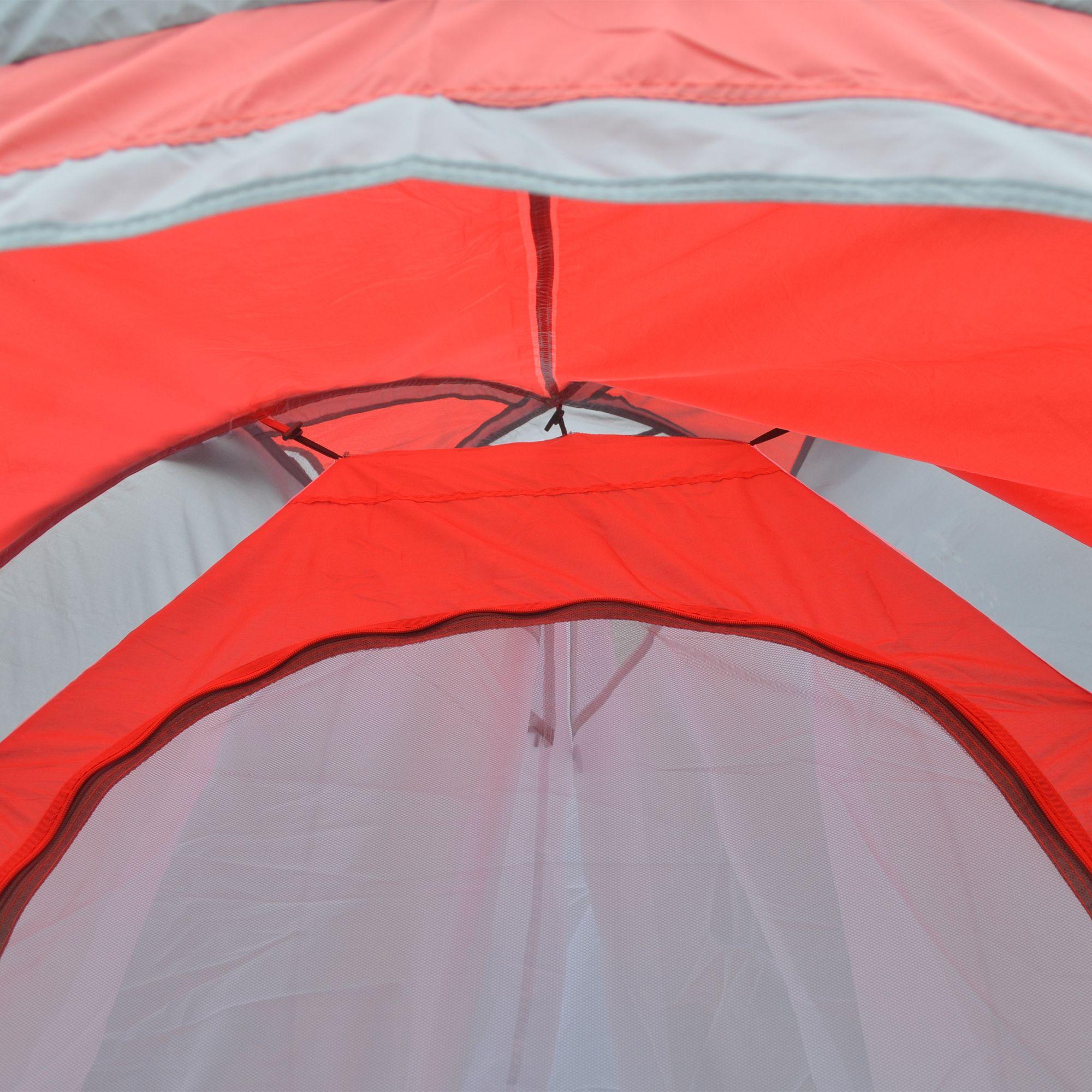 Carpa 2P Dome Paine Lluvia 200 x 130 x 120 cm Rojo-5