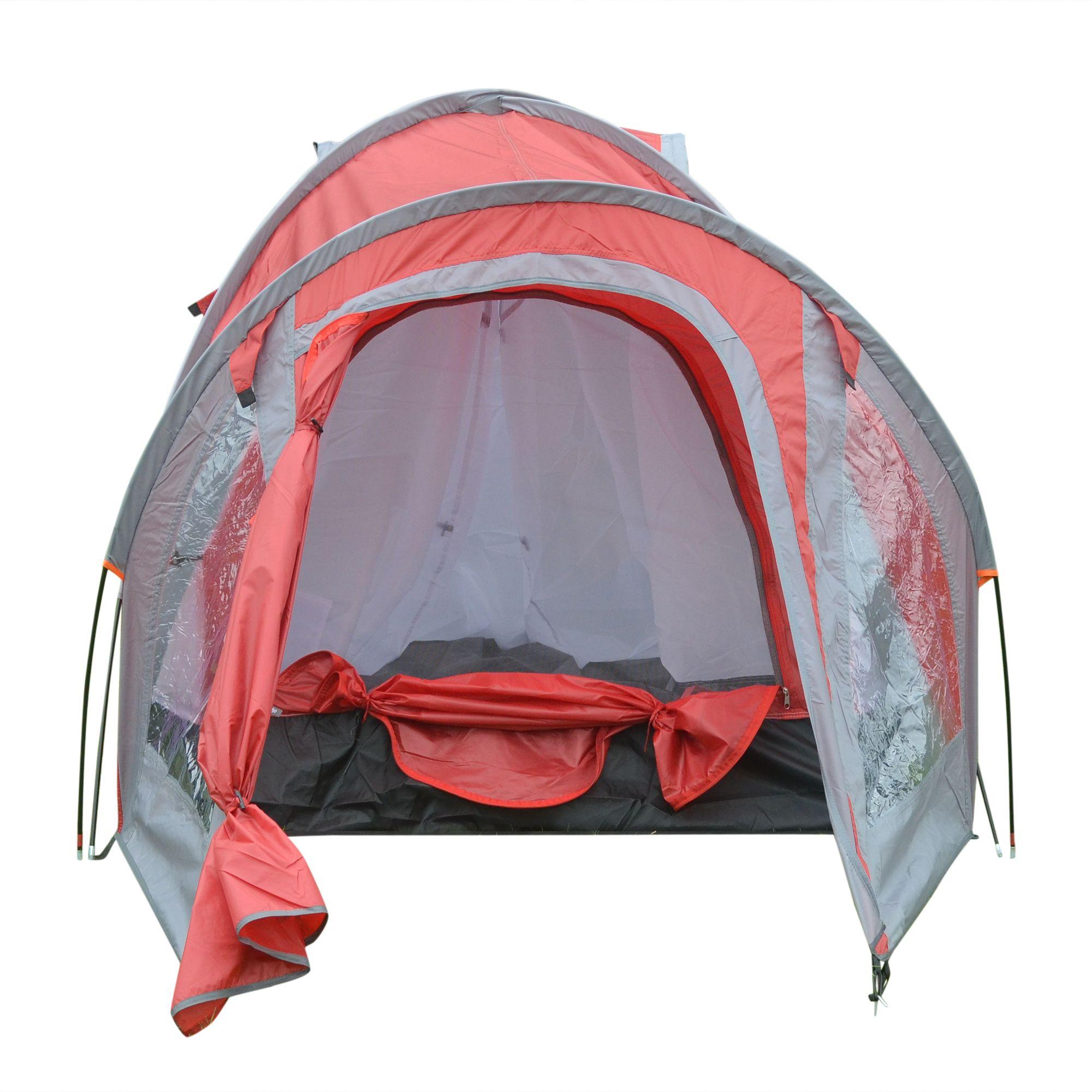 Carpa 2P Dome Paine Lluvia 200 x 130 x 120 cm Rojo-2