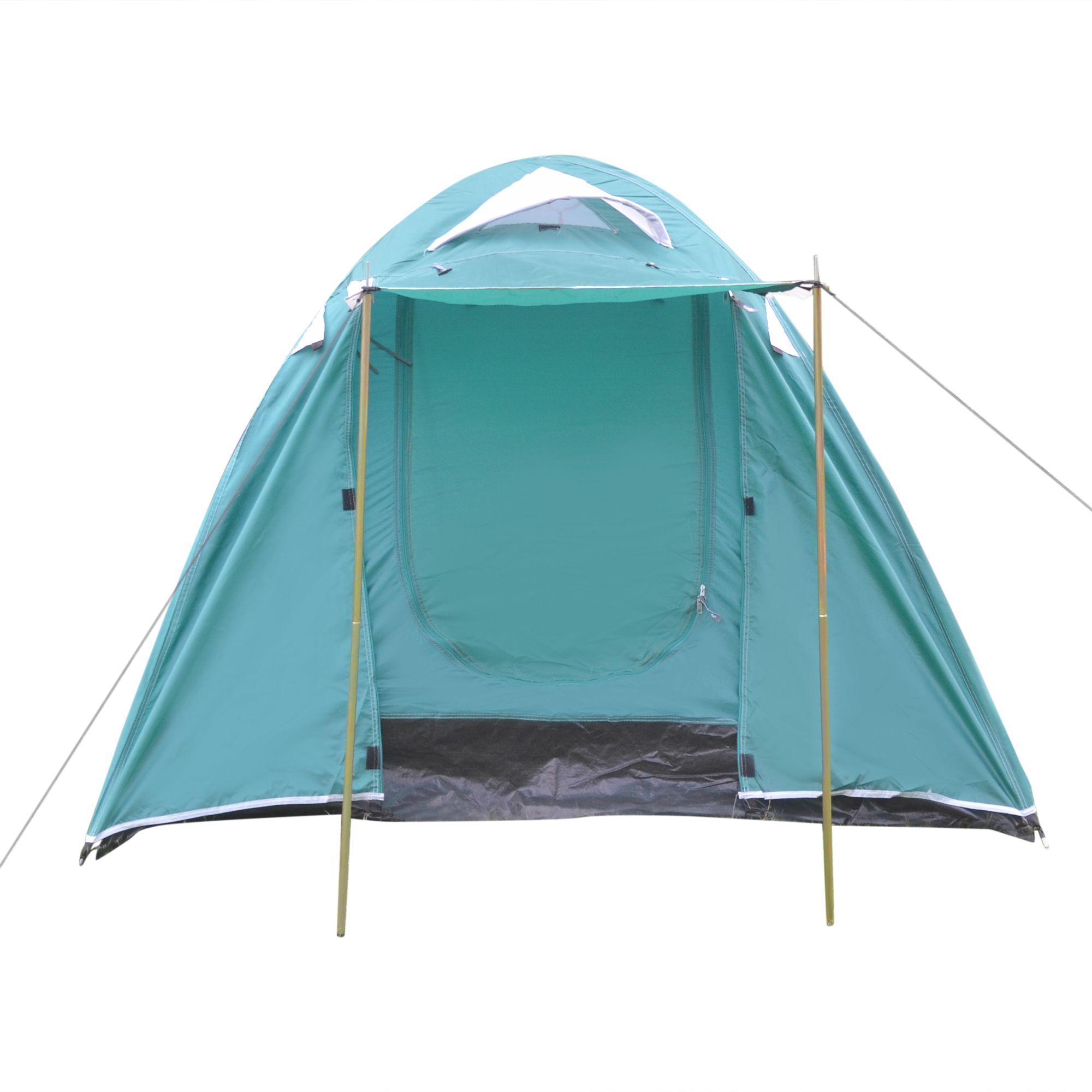 Carpa 3P Dome Alero 210 x 180  x 120 cm Verde-1