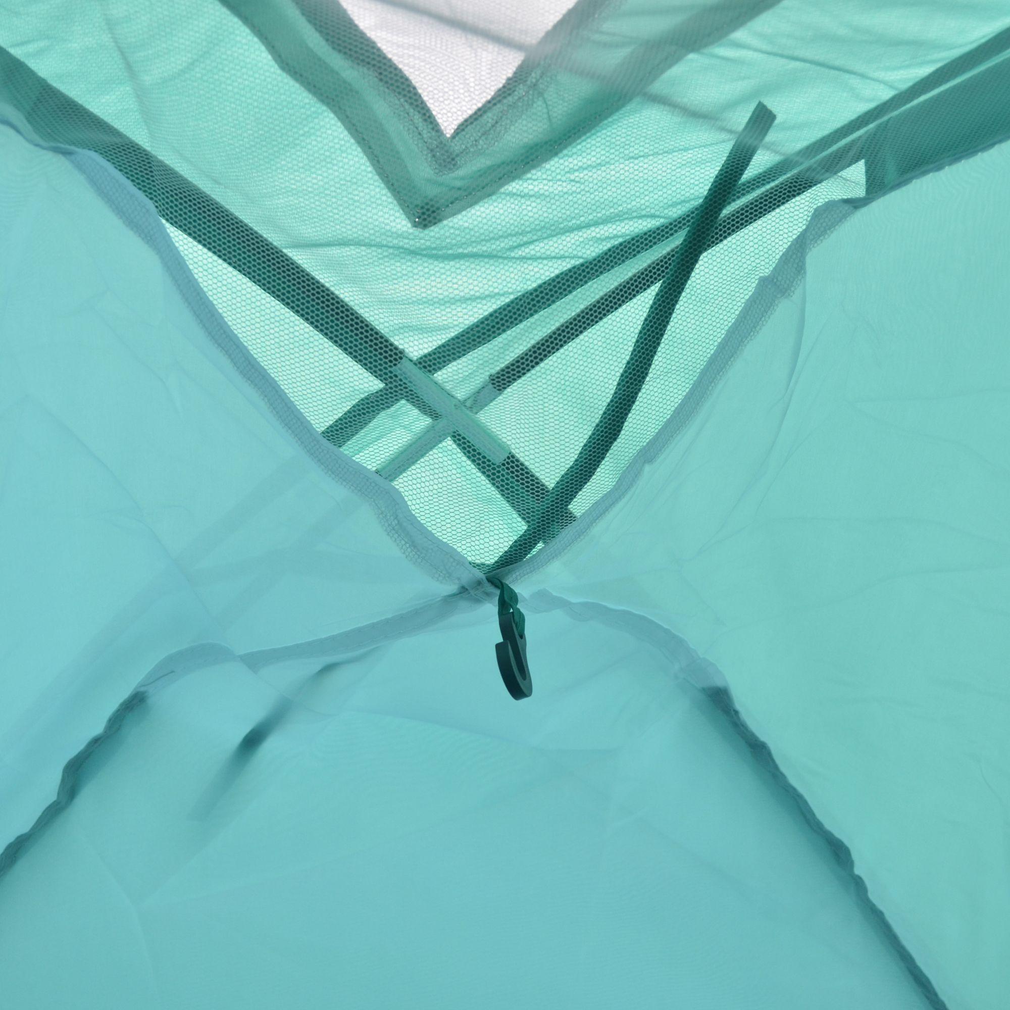 Carpa 3P Dome Alero 210 x 180  x 120 cm Verde-5