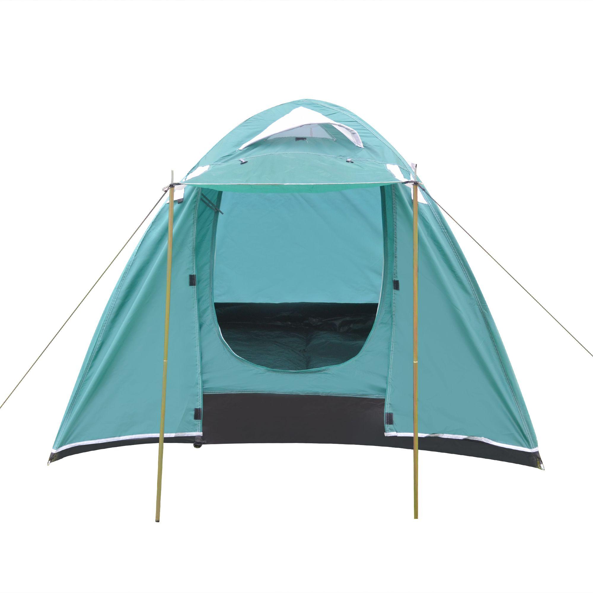Carpa 3P Dome Alero 210 x 180  x 120 cm Verde-2
