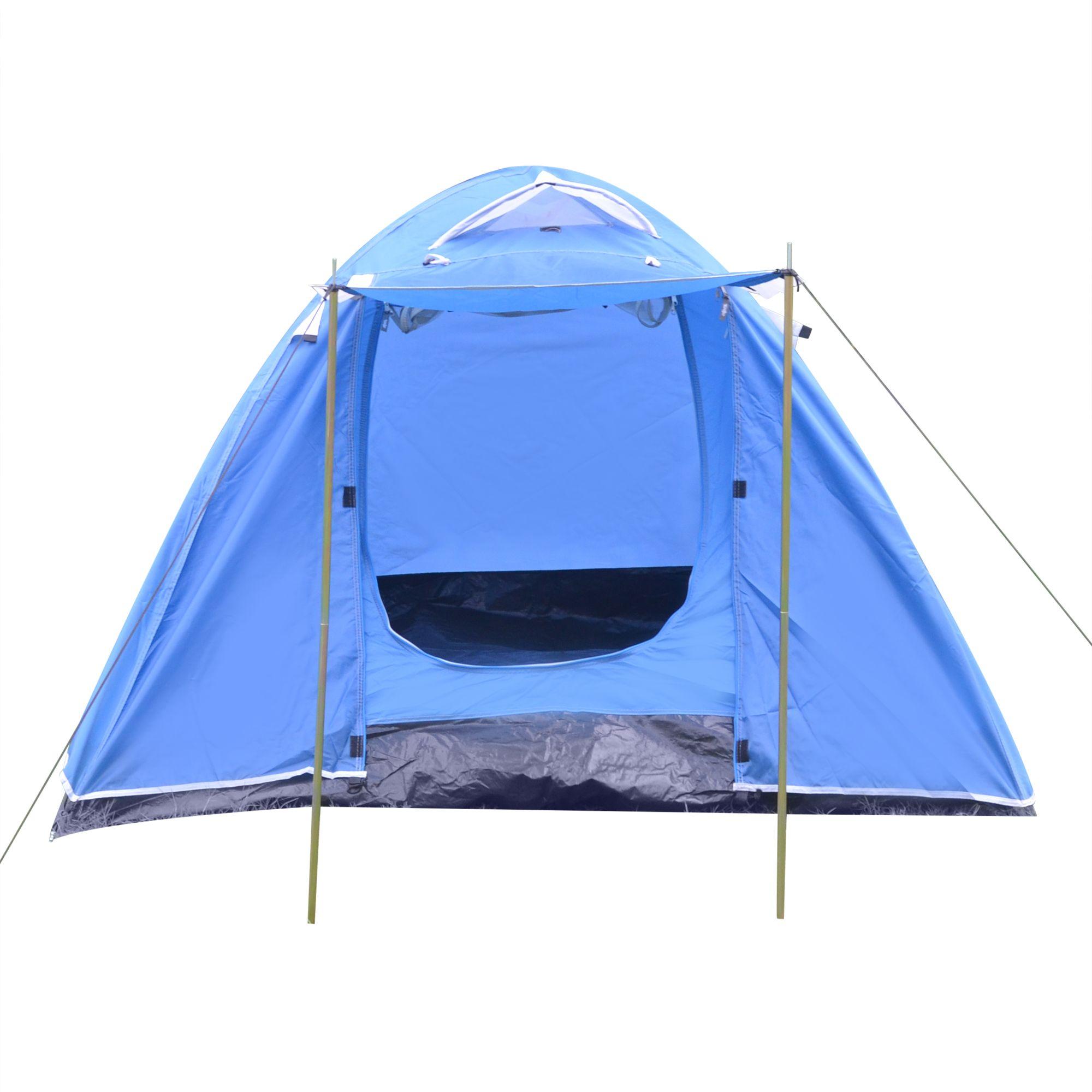 Carpa 3P Dome Alero 210 x 180 x 120 cm Azul-2
