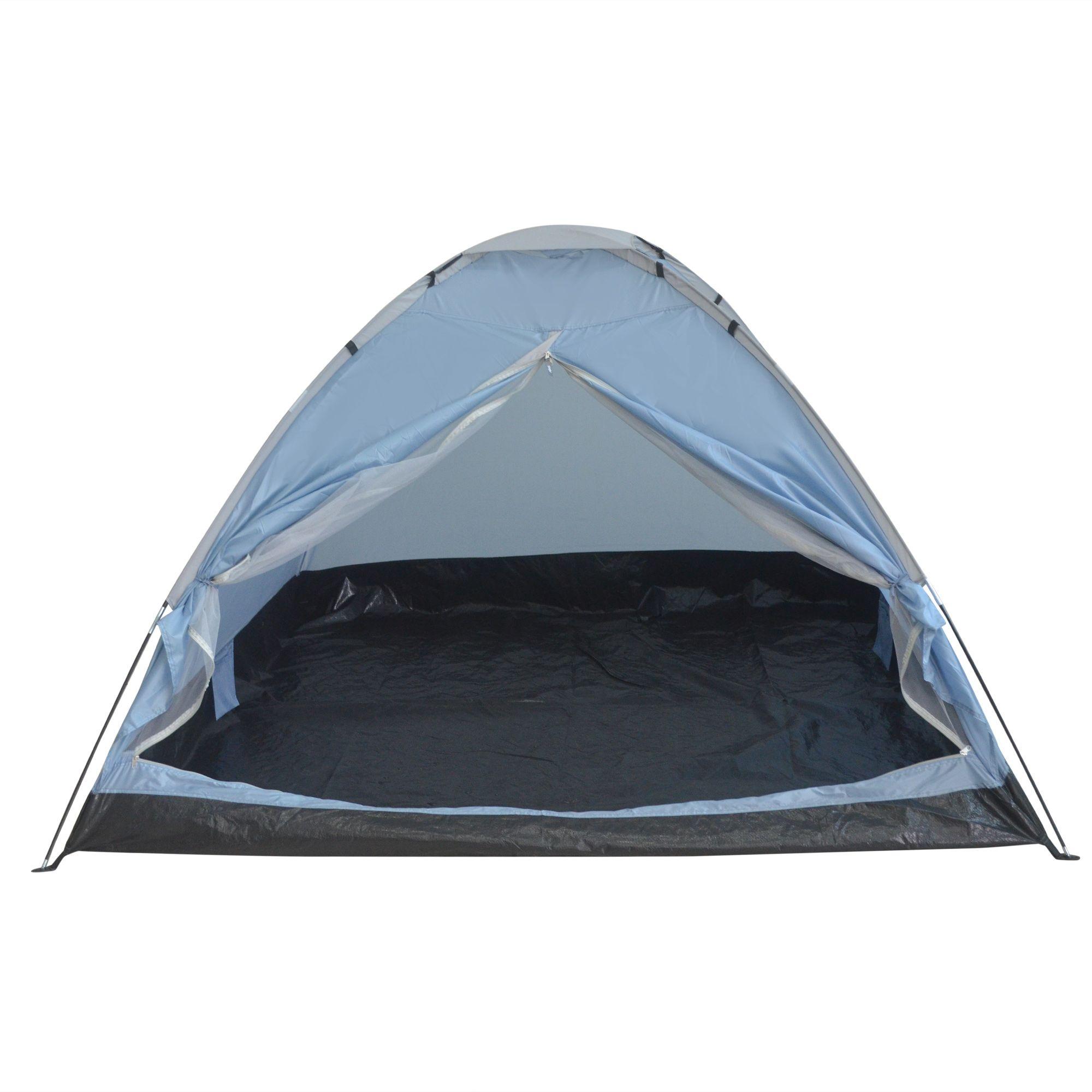 Carpa 4P Dome Galapagos 210 x 210 x 130 cm Azul-2