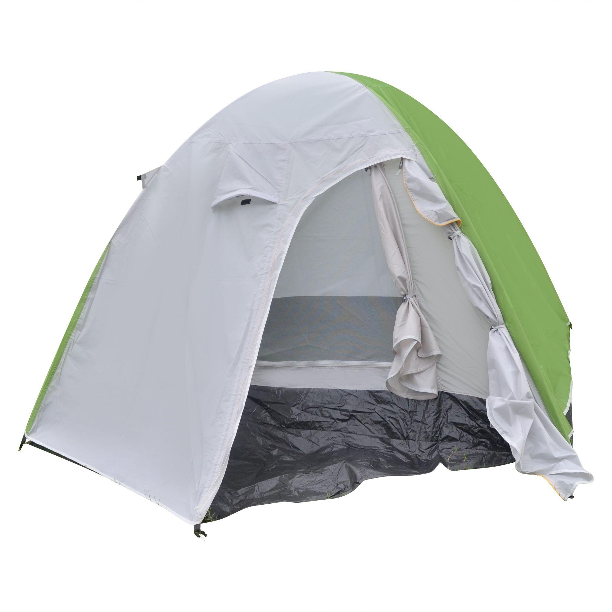 Carpa 4P Corralco 200+70 x 220 x 140 cm Verde-2