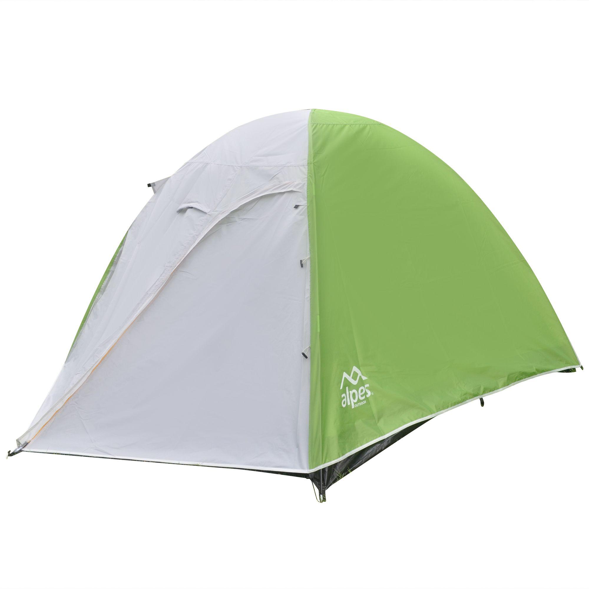 Carpa 4P Corralco 200+70 x 220 x 140 cm Verde-0