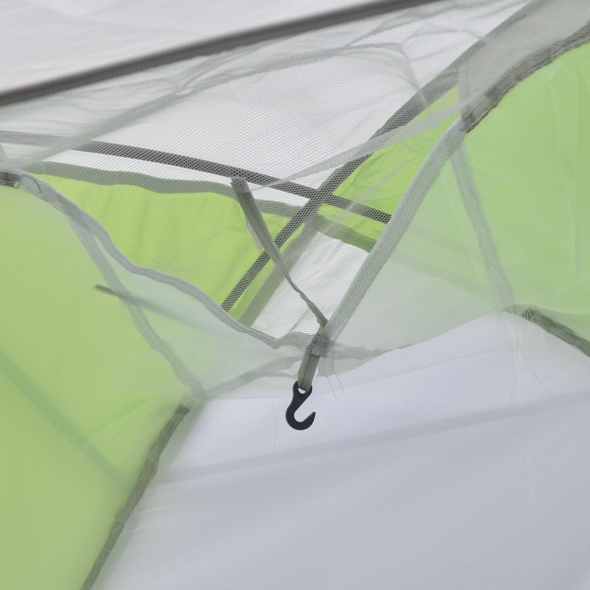 Carpa 4P Corralco 200+70 x 220 x 140 cm Verde-5