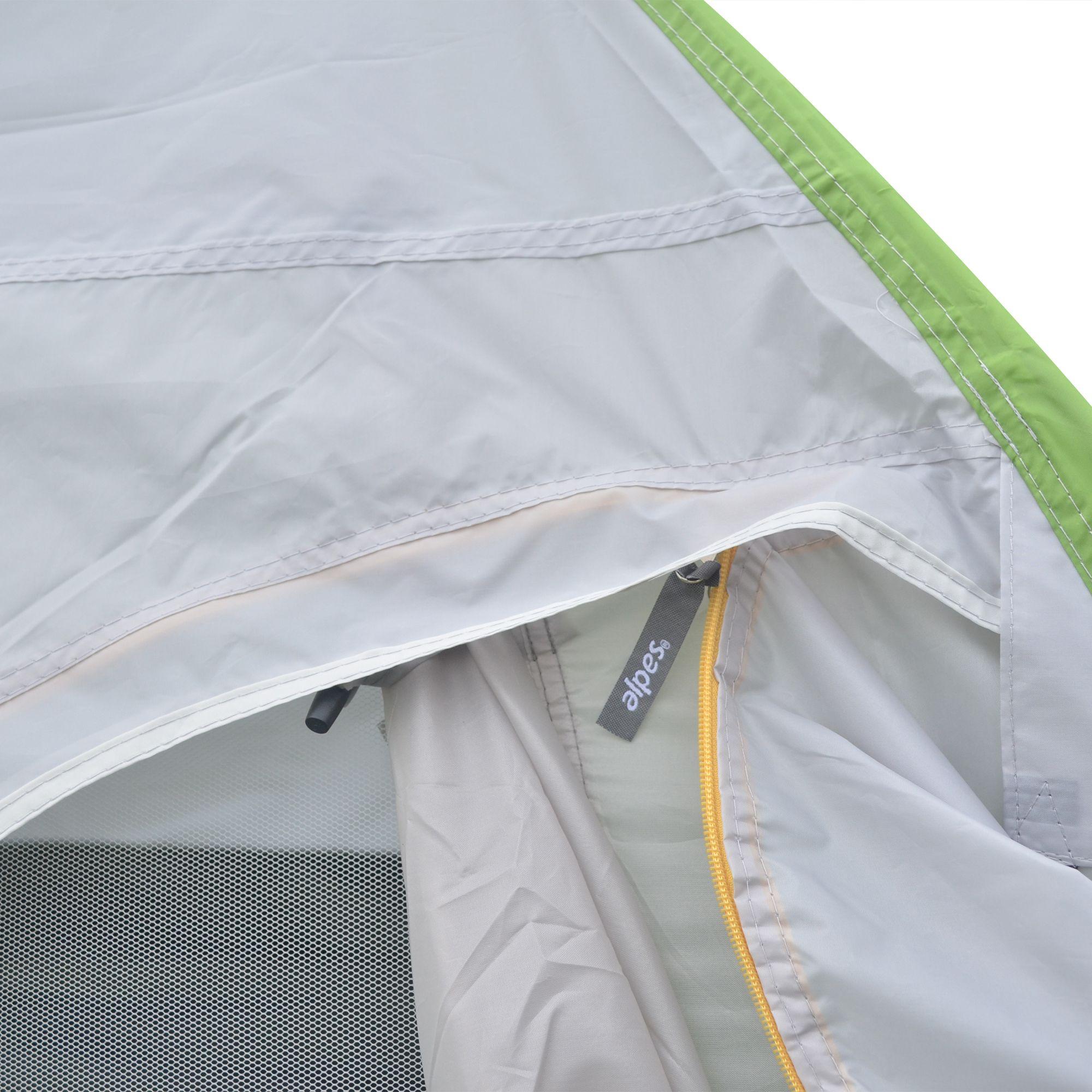 Carpa 4P Corralco 200+70 x 220 x 140 cm Verde-4