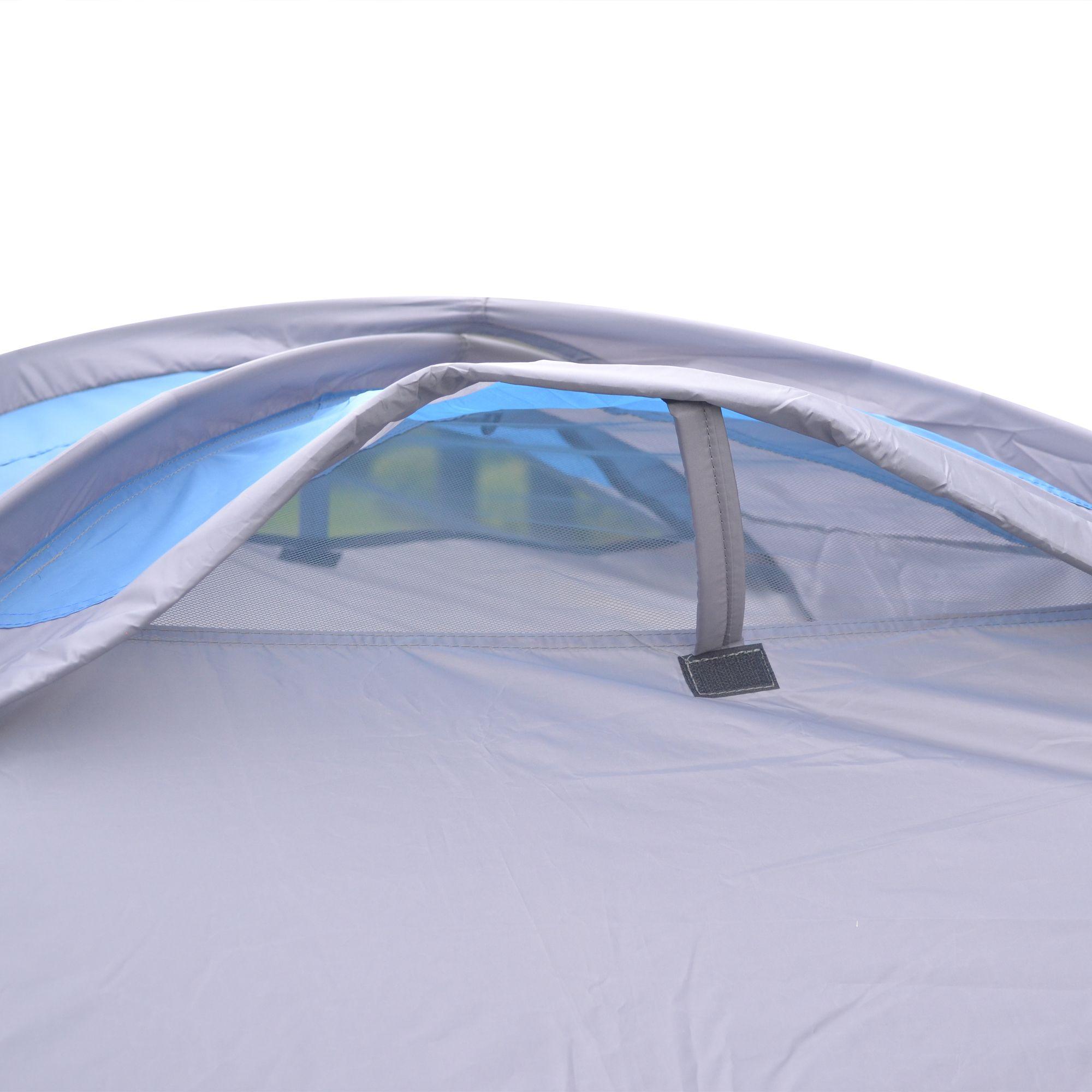 Carpa 4P Dome Paine Lluvia 210 x 240 x 140 cm Azul-4