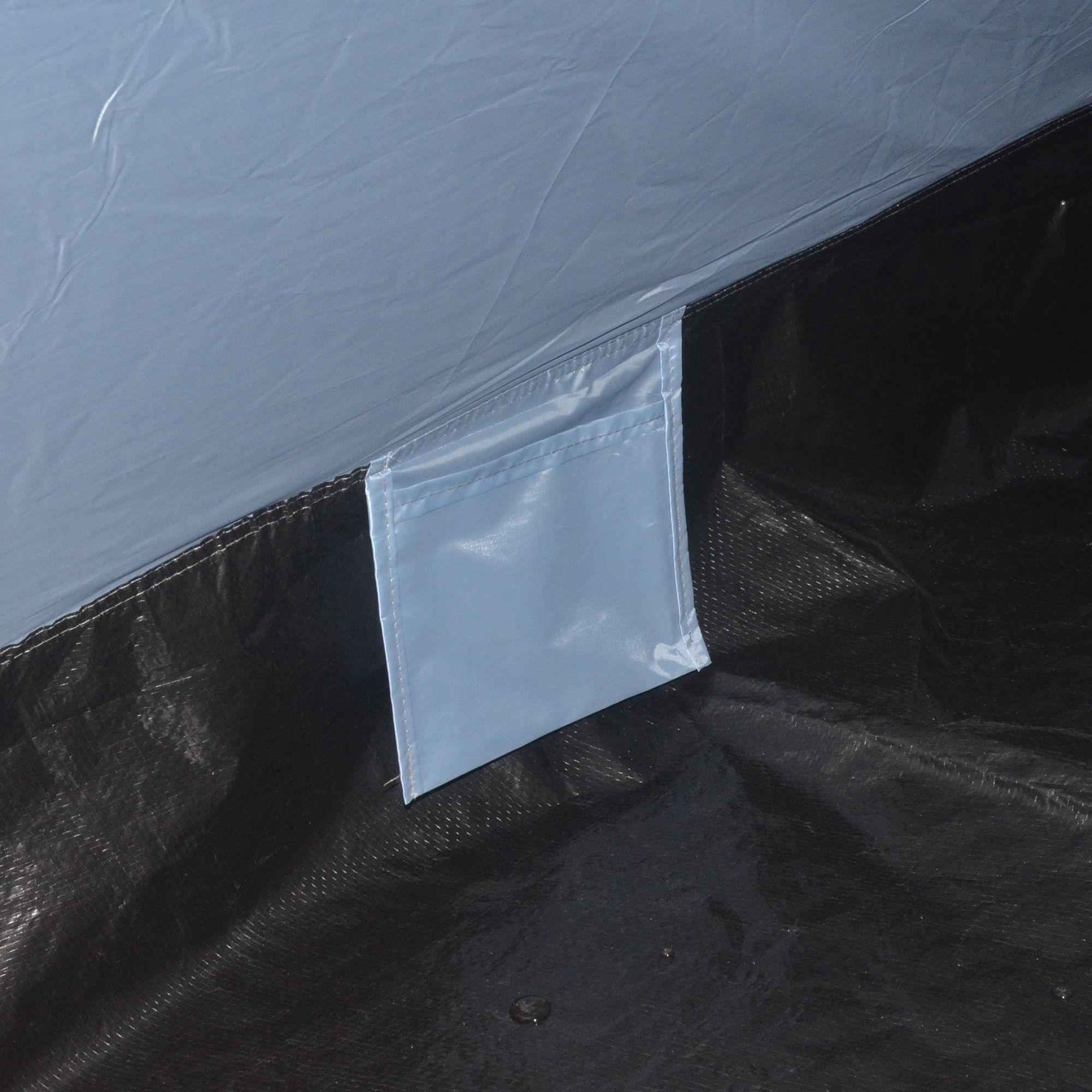 Carpa 6P Dome Galapagos 240 x 240 x 150 cm Azul-5