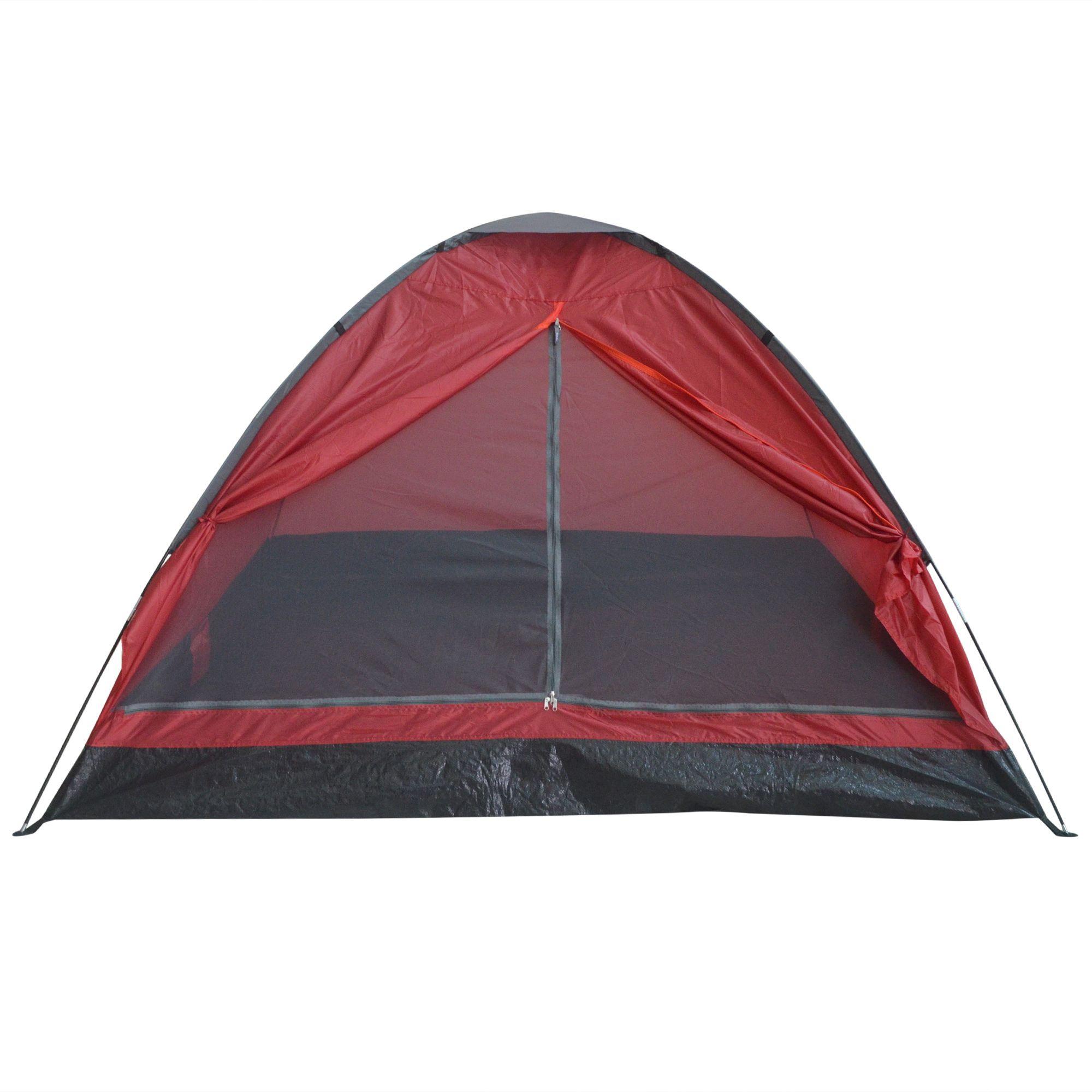 Carpa 6P Dome Galapagos 240 x 240 x 150 cm Rojo-1