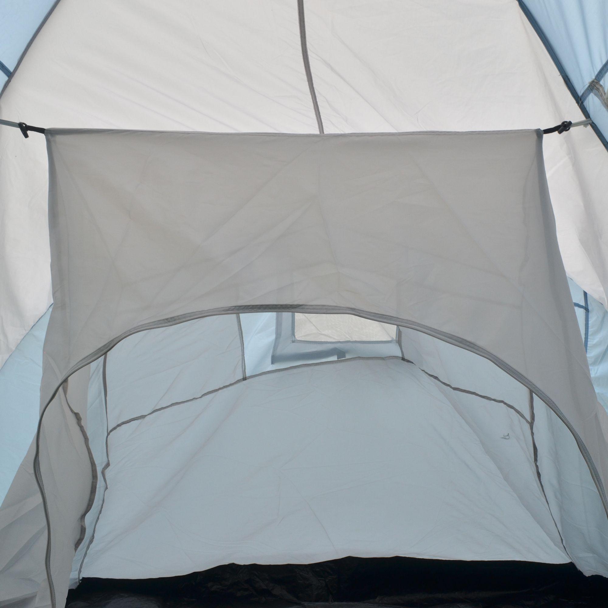 Carpa 6P Huascaran 570 x 210 x 140/180 cm Azul-4