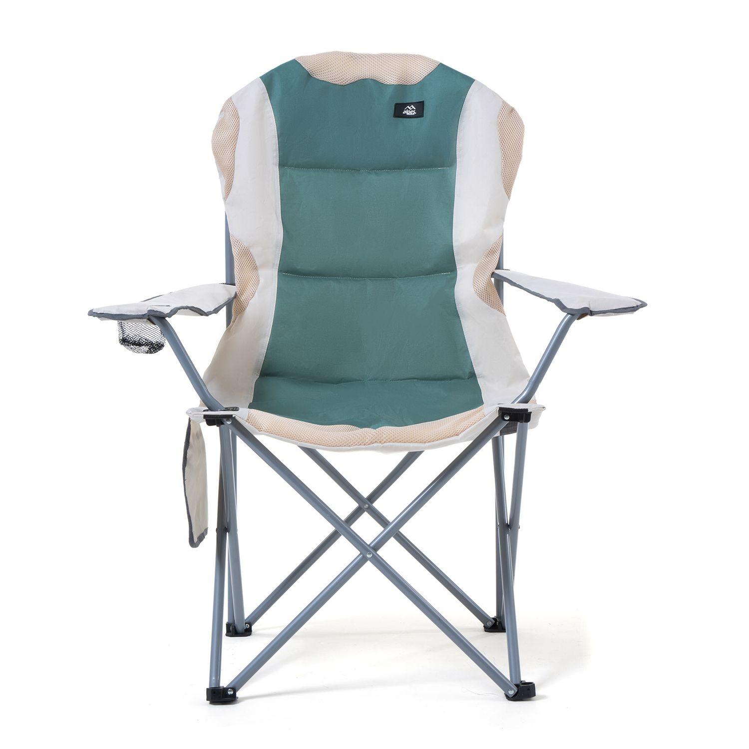 Silla de Camping con Apoyabrazos Acolchada-5