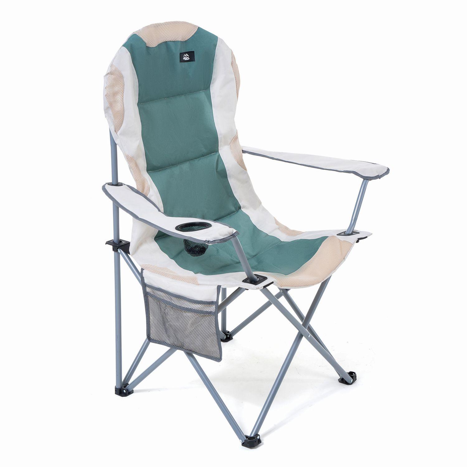 Silla de Camping con Apoyabrazos Acolchada-2
