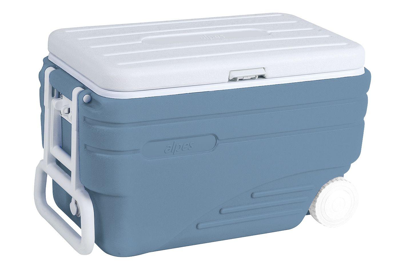 Cooler Rígido con Ruedas 47 Litros Azul-0
