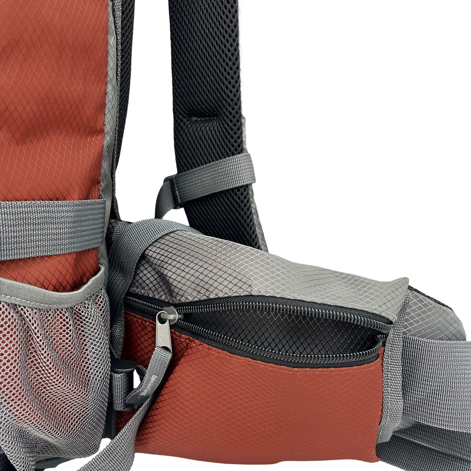 Mochila de Camping 45 Litros Antillanca Burdeo-4