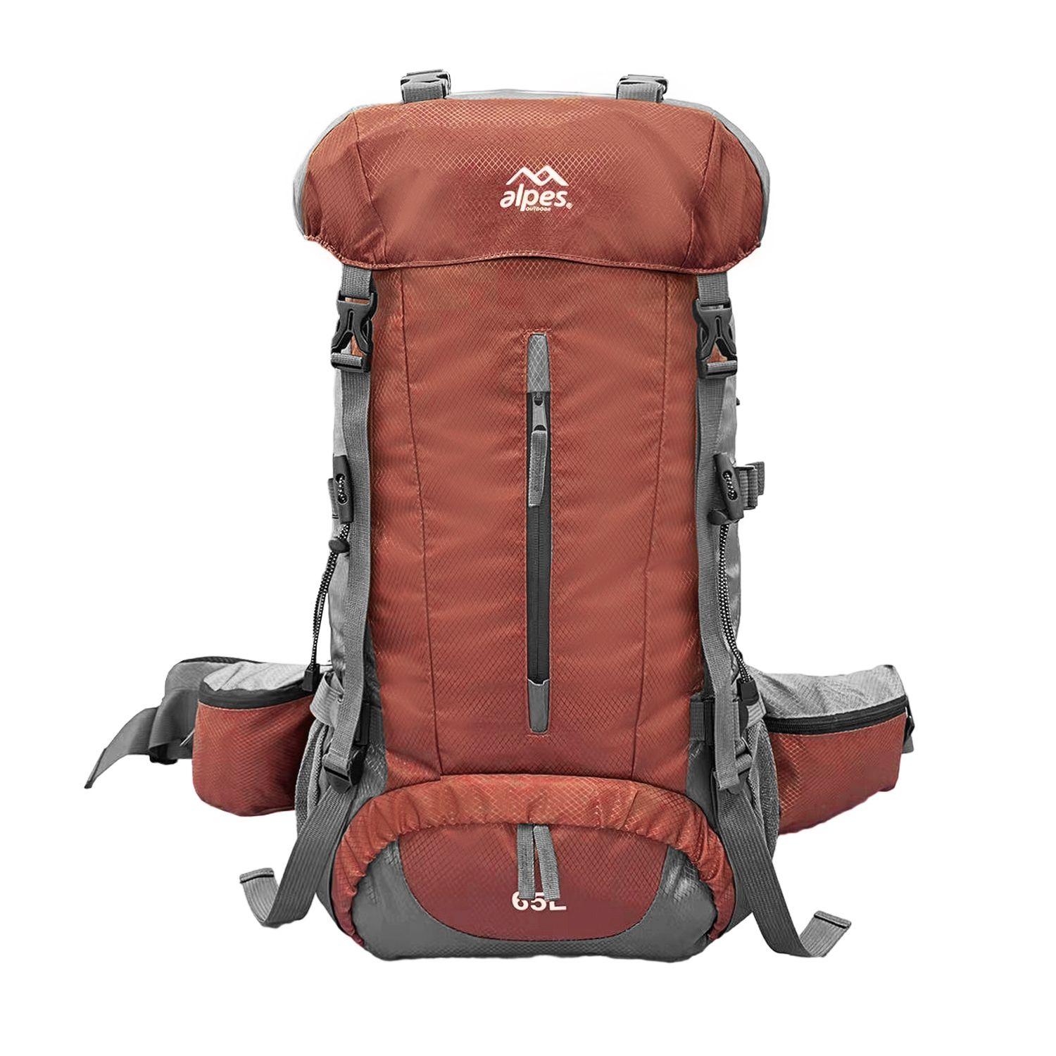 Mochila de Camping 45 Litros Antillanca Burdeo-0