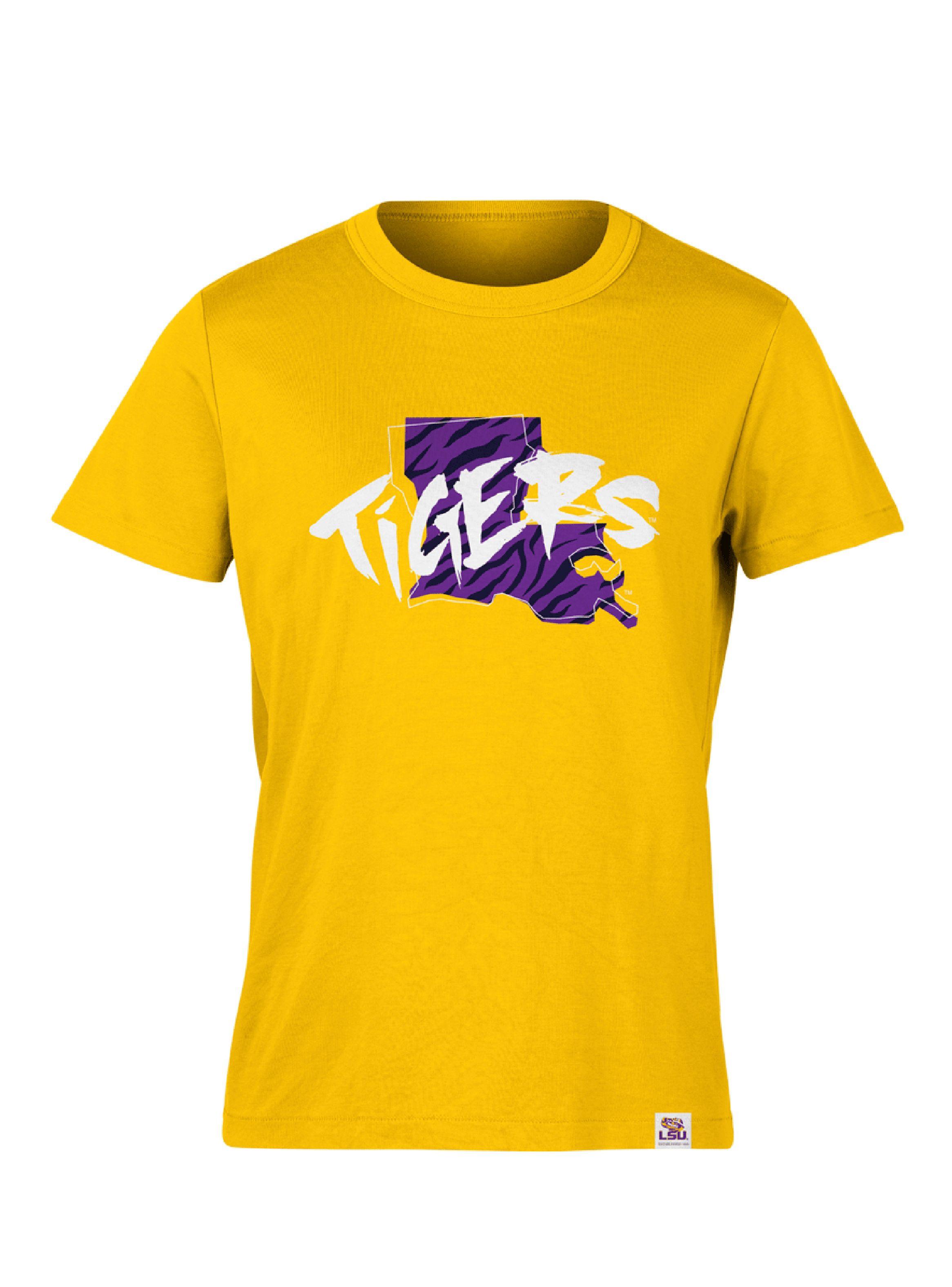 Camiseta Corte de Color Lsu-0