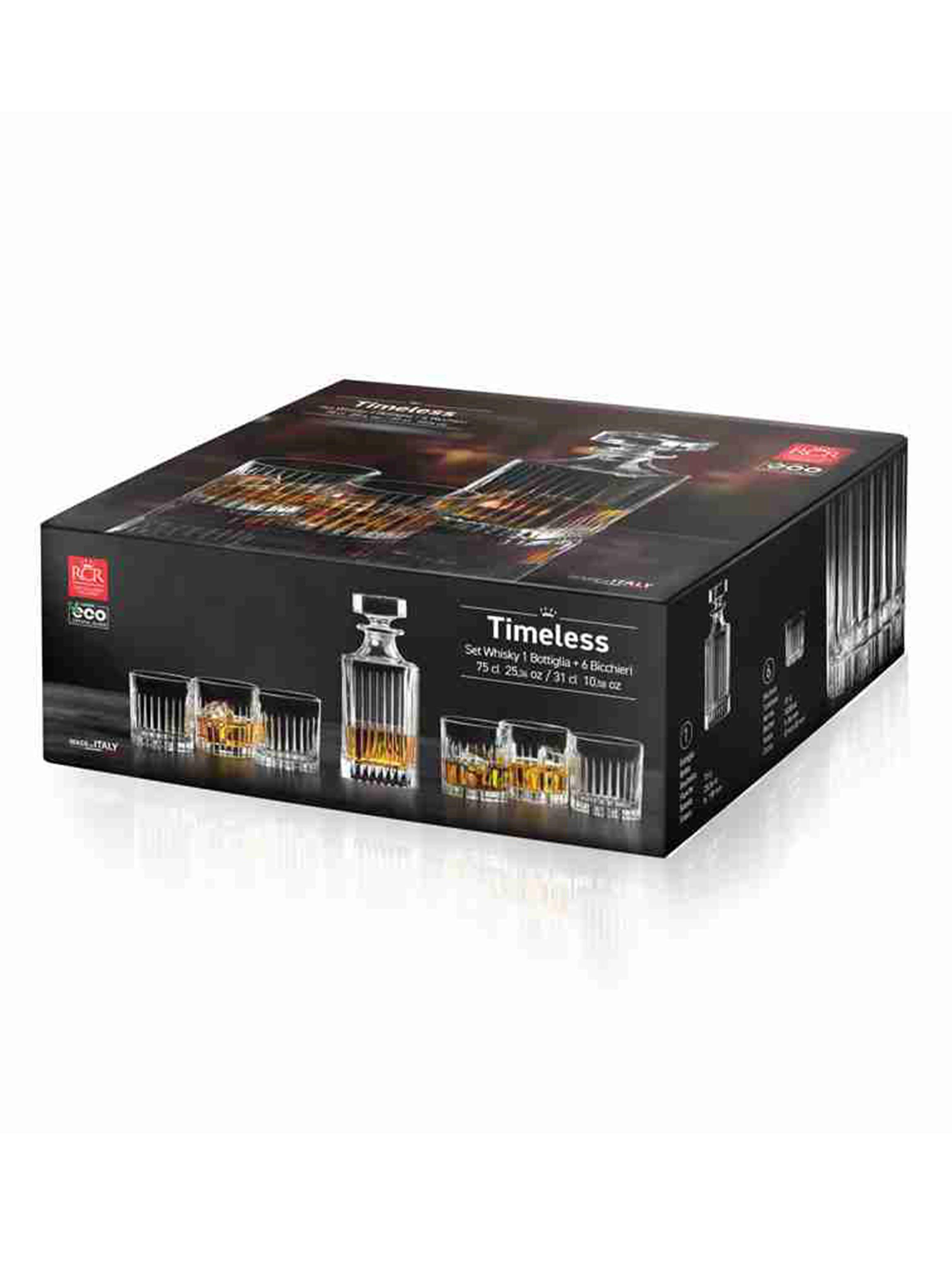 Set 7 Piezas de Cristal Whisky Timeless-3