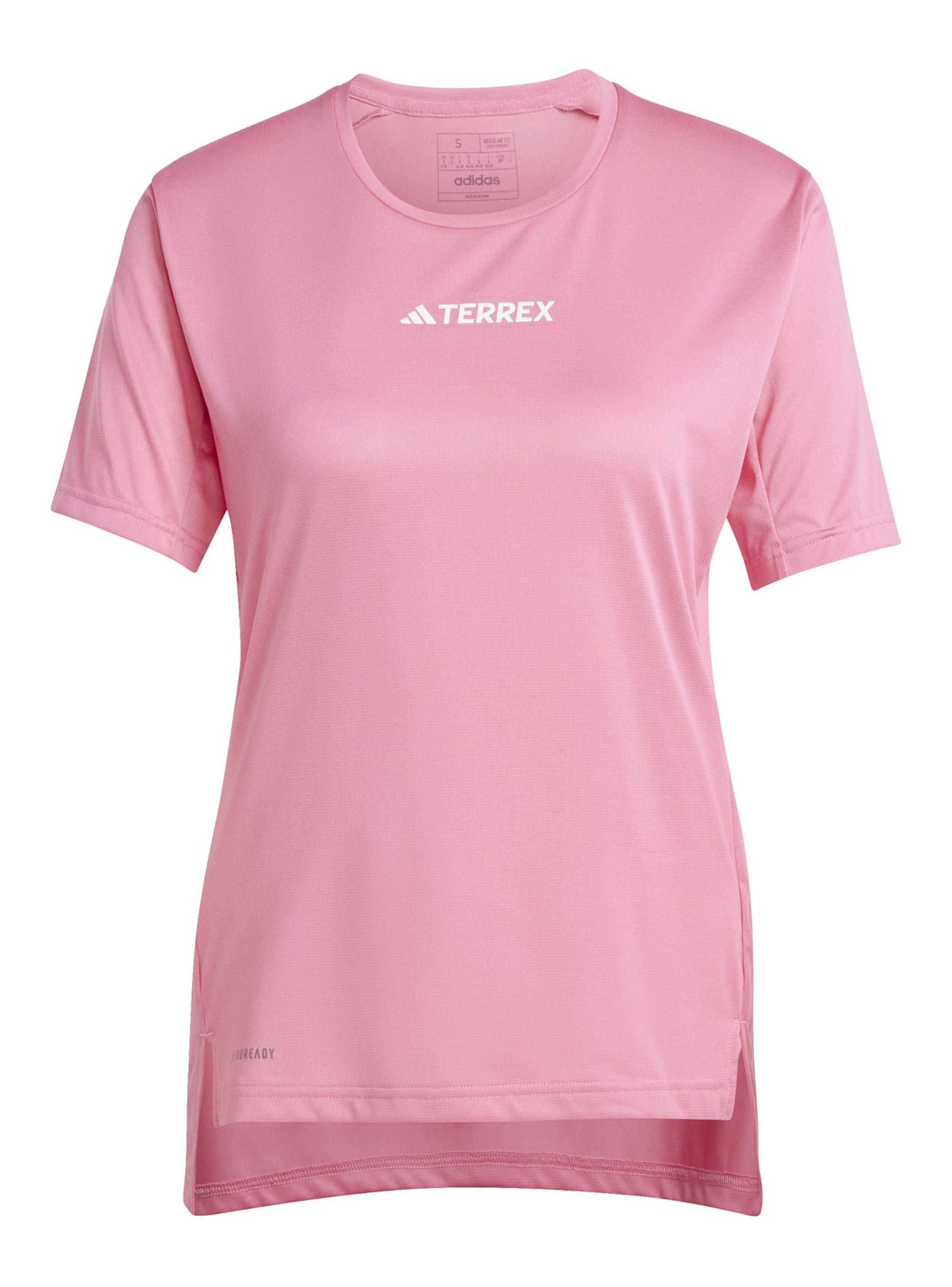 Polera Outdoor W Mt Tee Rosa-4
